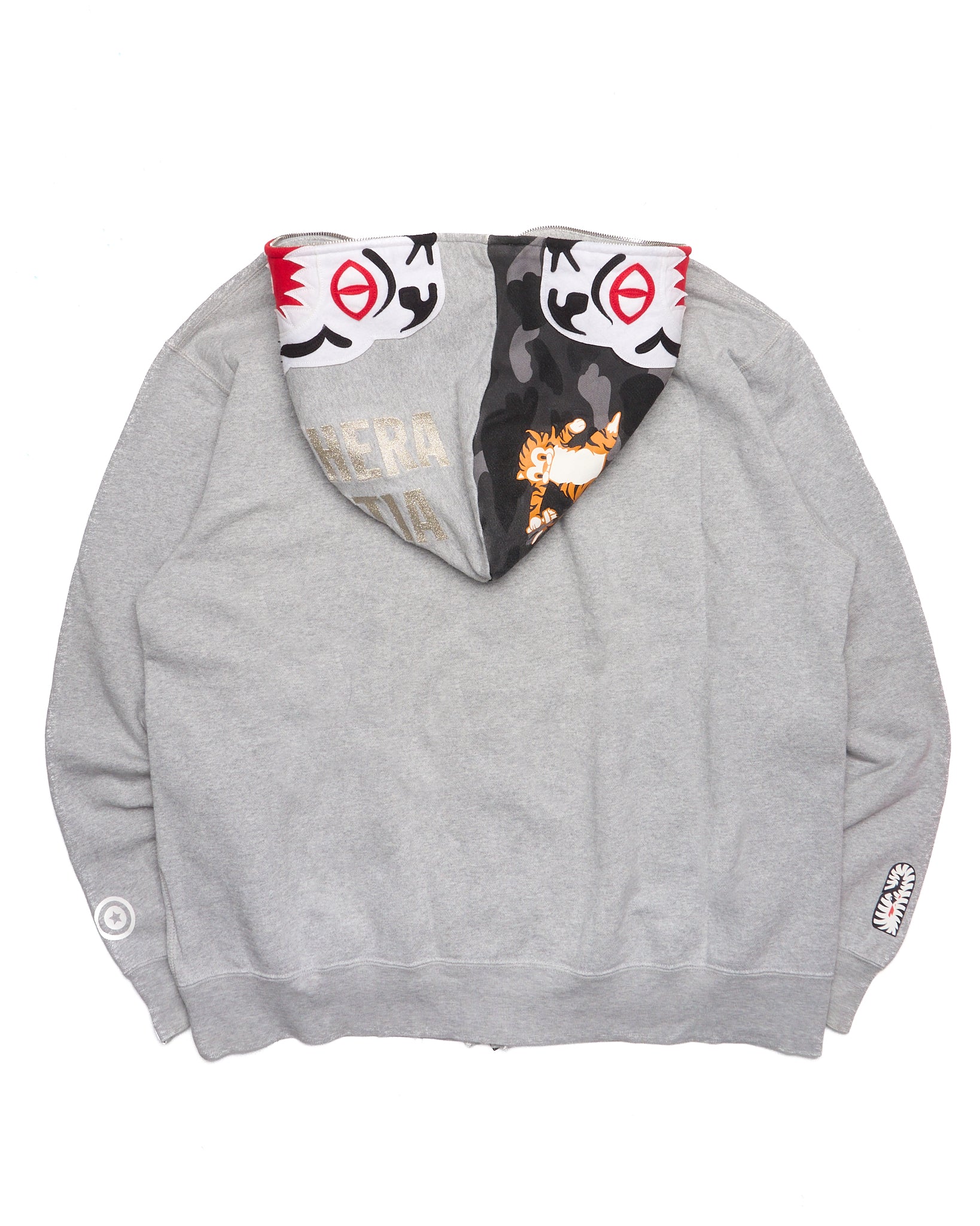 A/W07 BAPE 3rd gen NFS Tiger Shark Full-Zip Hoodie