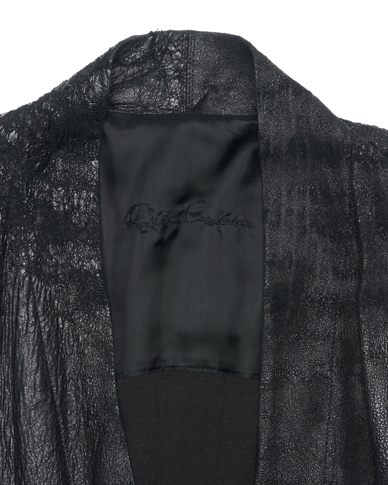 A/W09 Rick Owens CRUST Blistered Lambskin Blazer