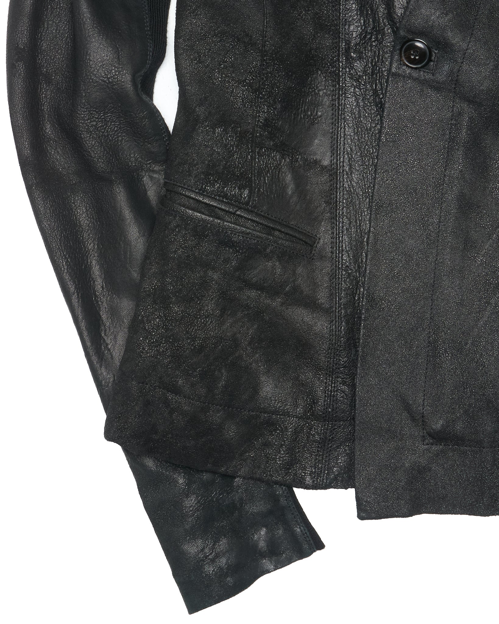A/W09 Rick Owens CRUST Blistered Lambskin Blazer