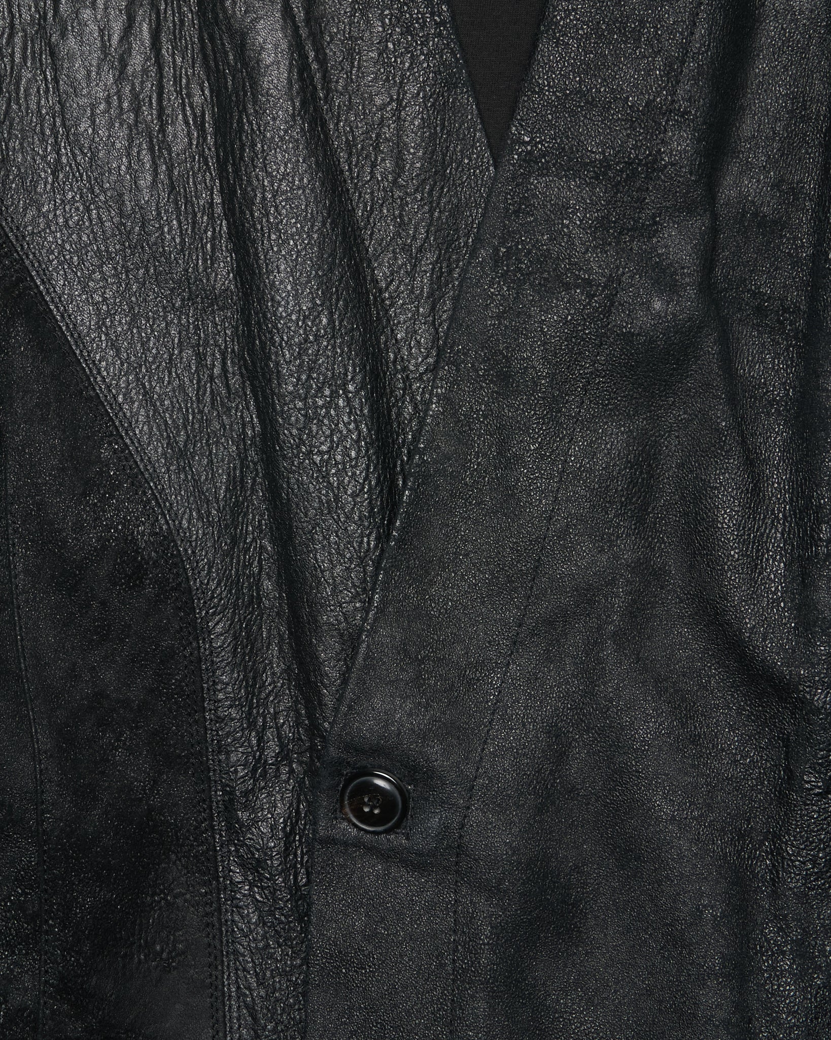 A/W09 Rick Owens CRUST Blistered Lambskin Blazer