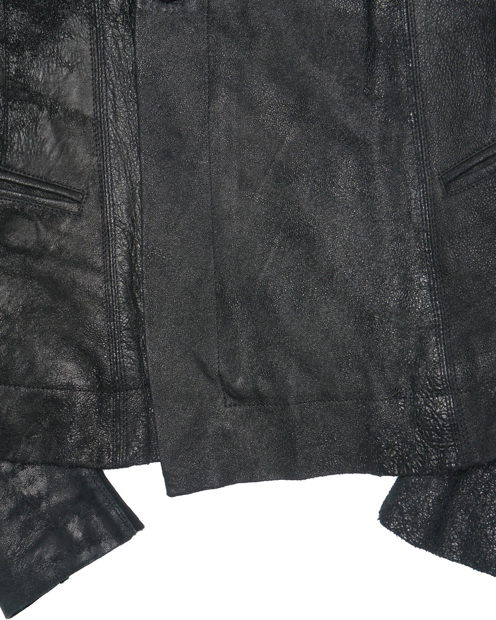 A/W09 Rick Owens CRUST Blistered Lambskin Blazer