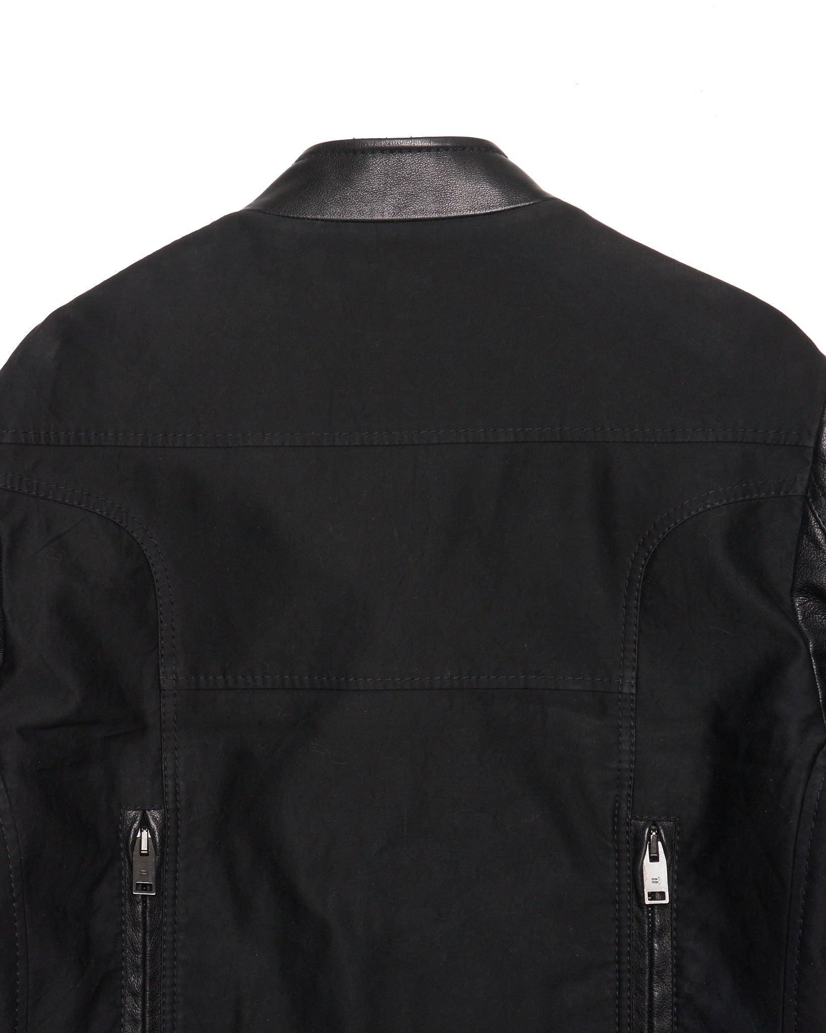 A/W12 BALENCIAGA by Nicolas Ghesquière Buffalo Leather Hybrid Rider Jacket