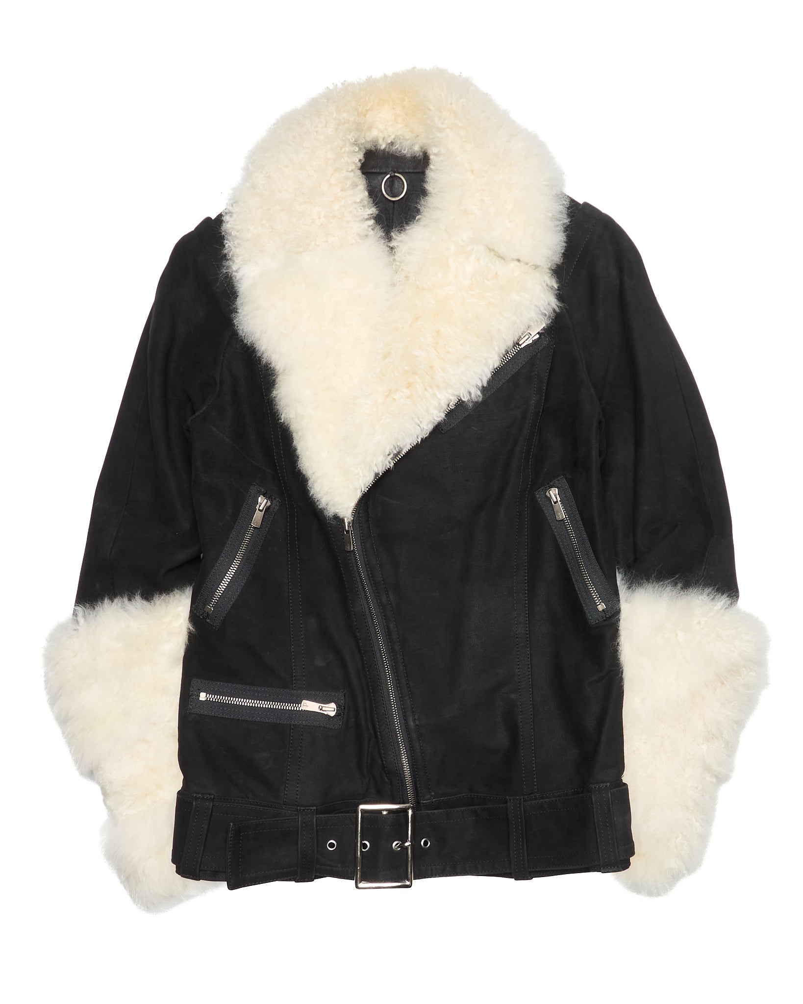 A/W12 S/STERE Alpaca Moto Jacket