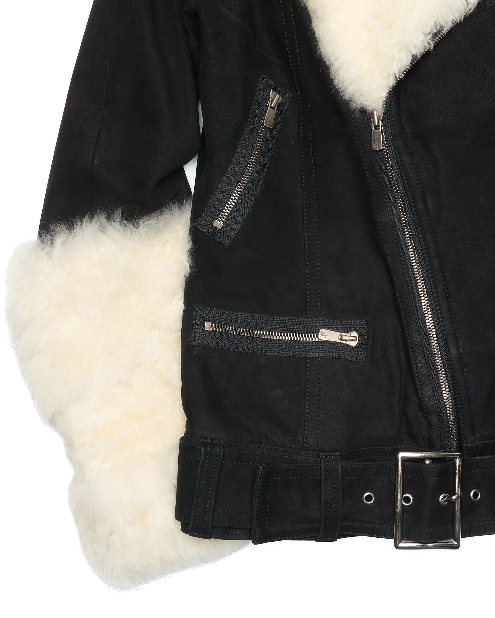 A/W12 S/STERE Alpaca Moto Jacket