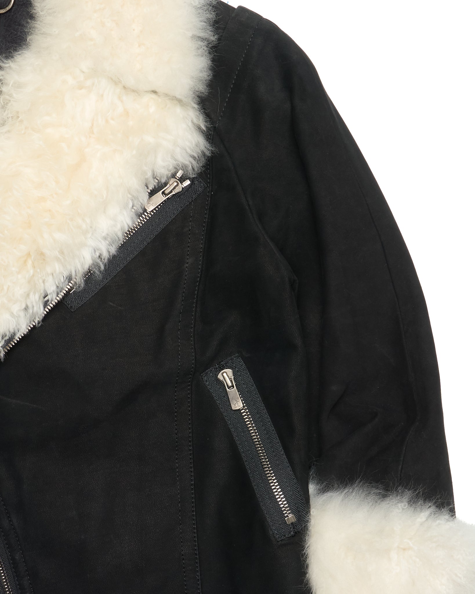 A/W12 S/STERE Alpaca Moto Jacket
