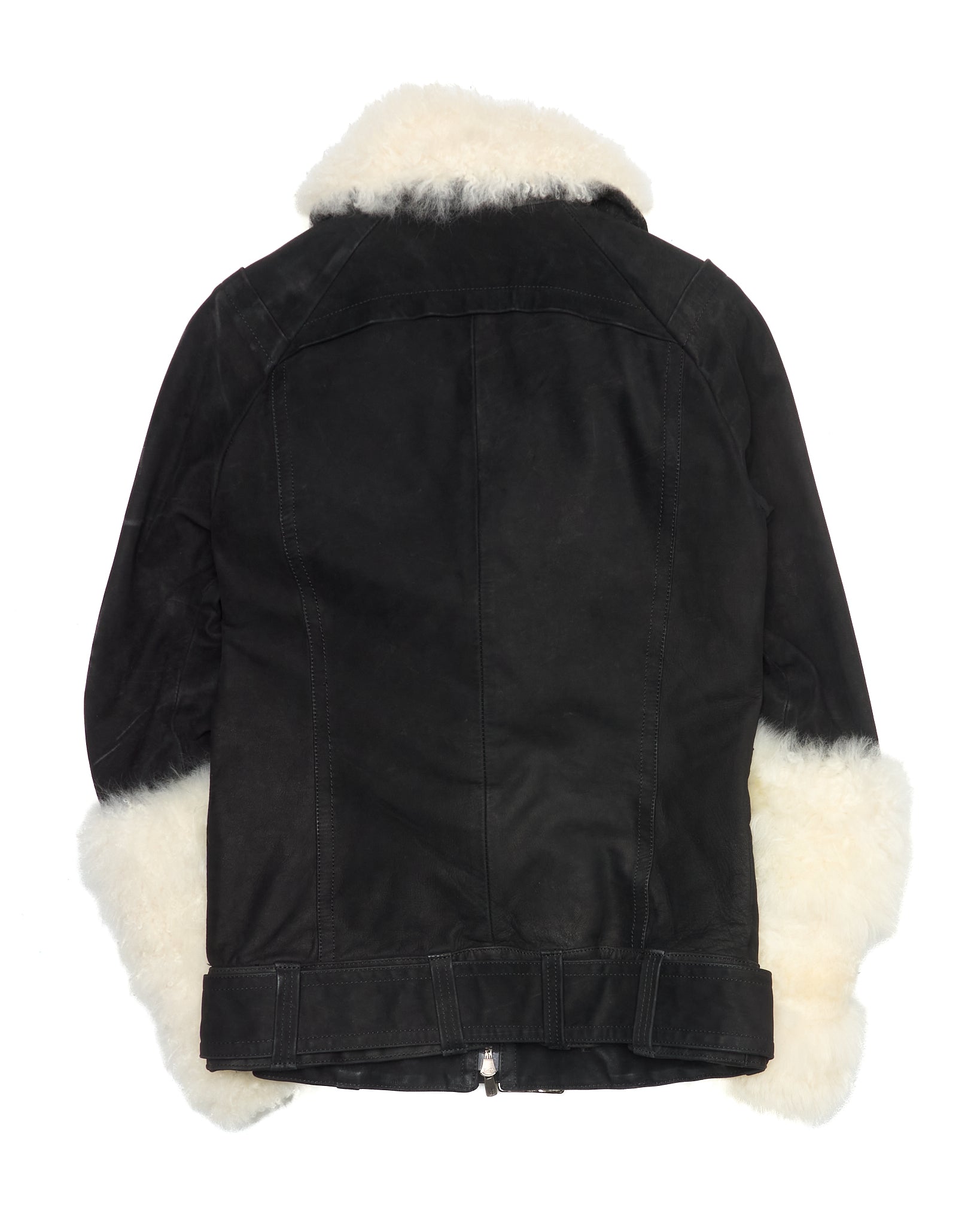 A/W12 S/STERE Alpaca Moto Jacket