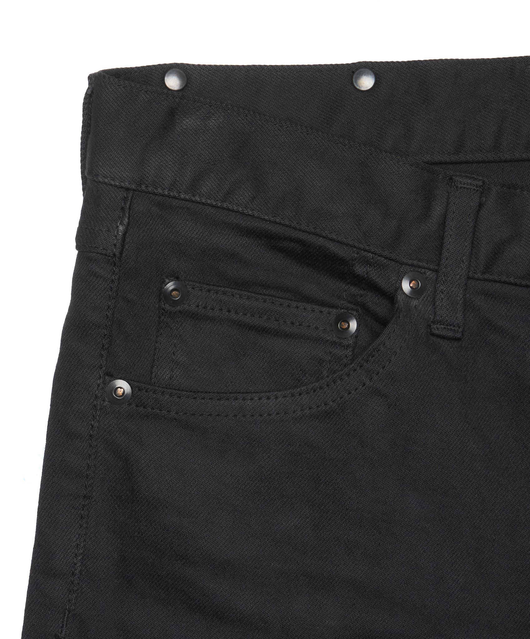AW/14 Isamu Katayama "BACKLASH" Lizard Leather Patch 5 Pocket Skinny Denim