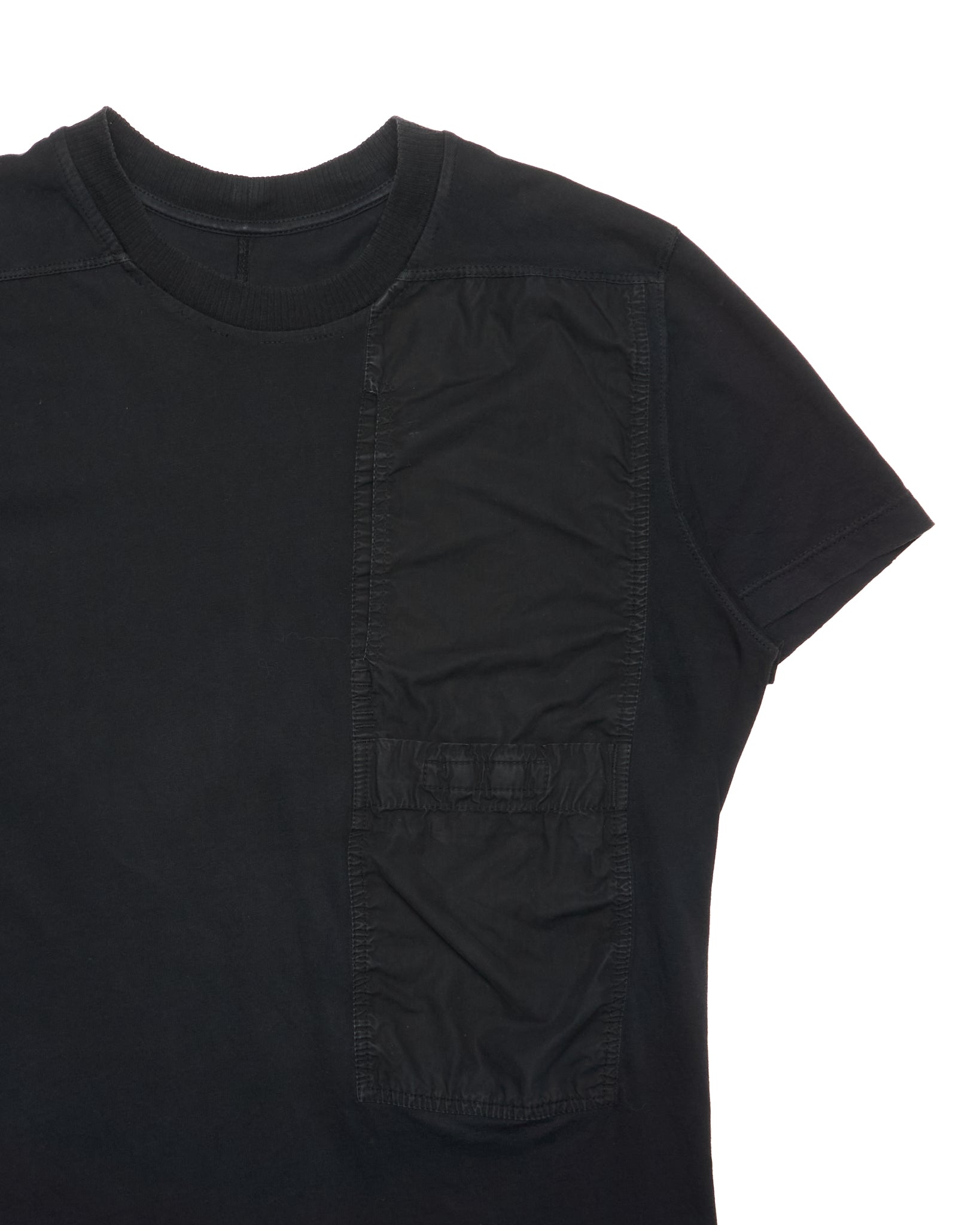 A/W16 Rick Owens DRKSHDW "MASTODON" Velcro Pocket Level T-shirt