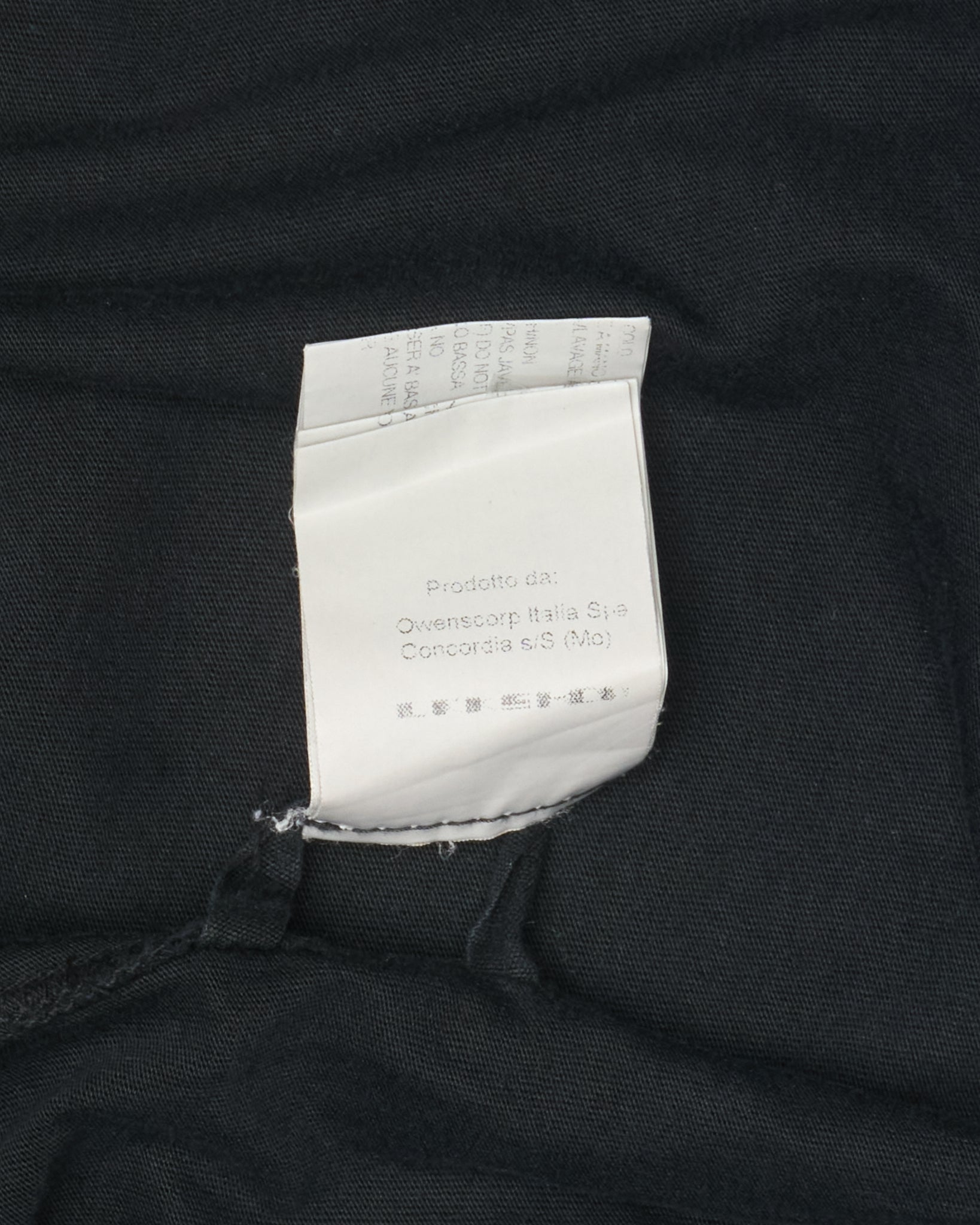 A/W16 Rick Owens DRKSHDW "MASTODON" Velcro Pocket Level T-shirt