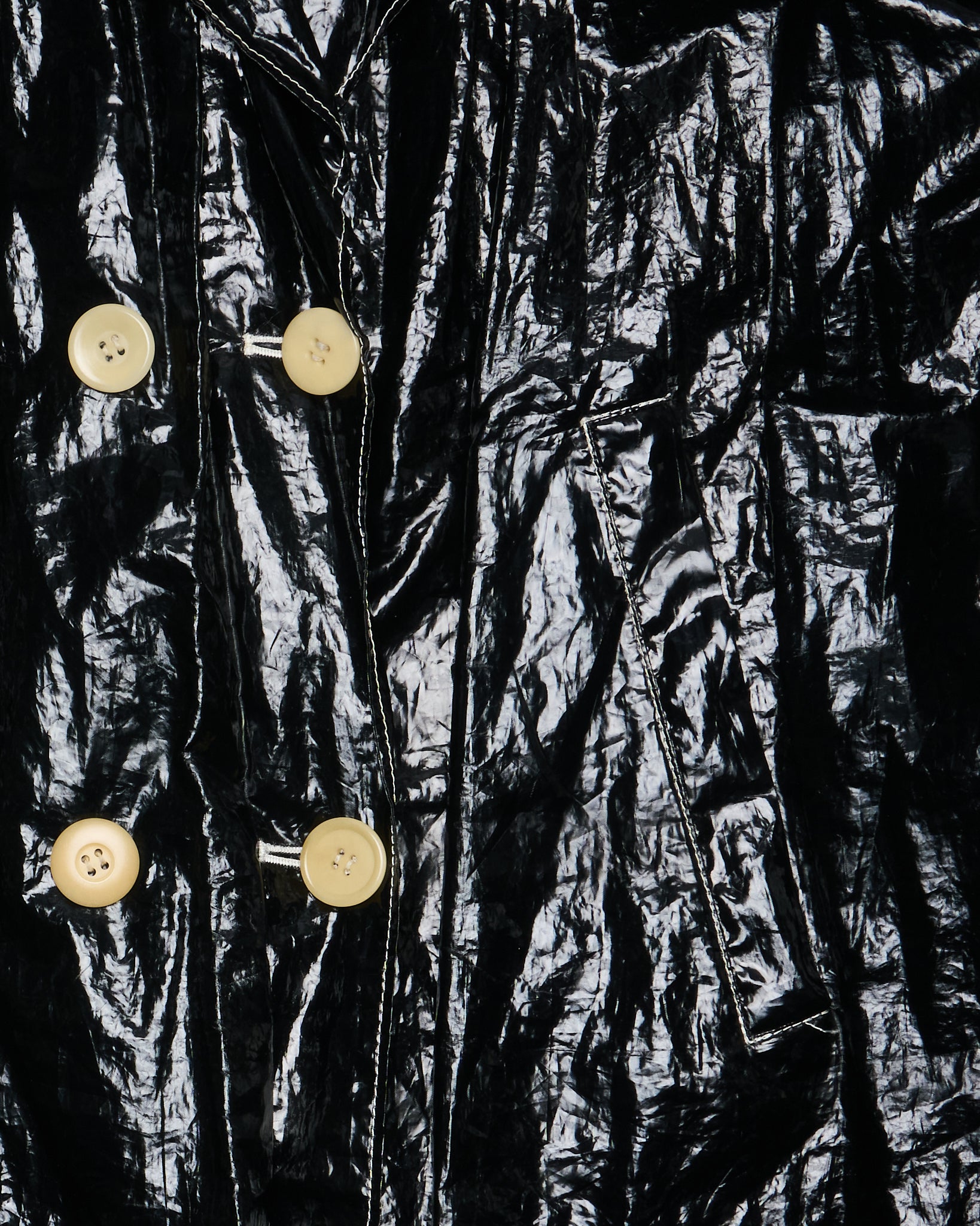 A/W16 Undercover "Instant Calm" Vinyl Trench Coat