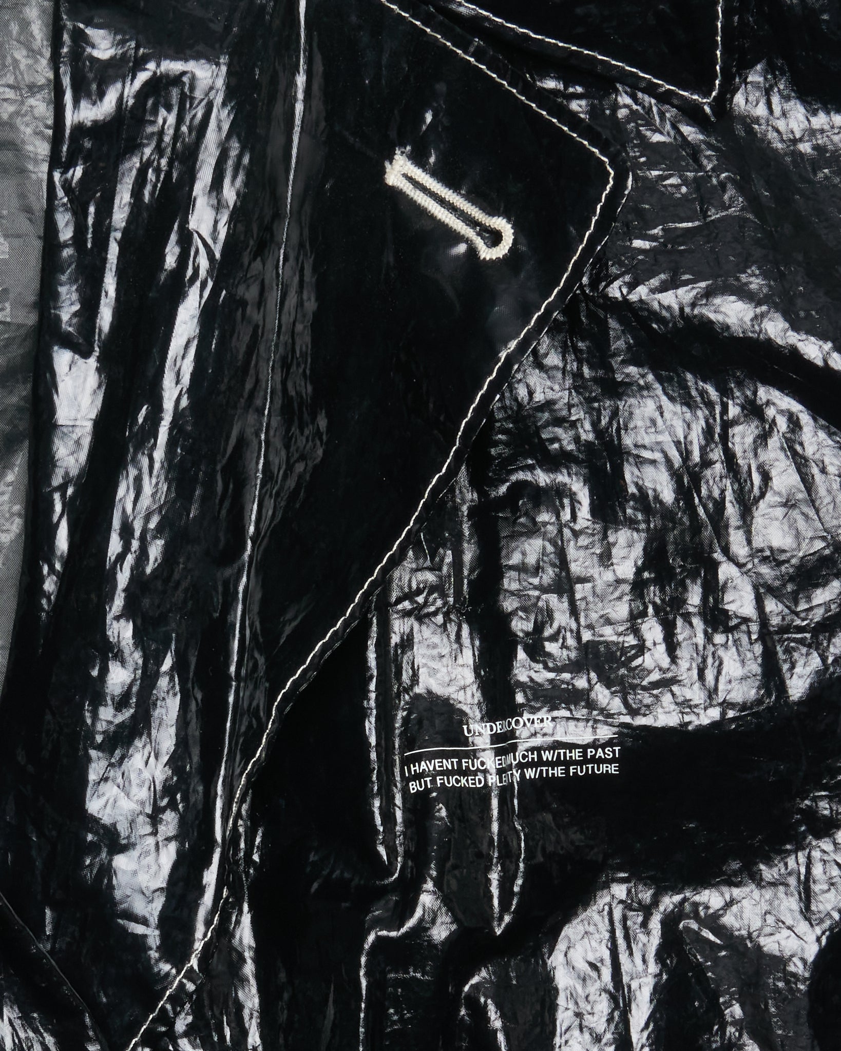 A/W16 Undercover "Instant Calm" Vinyl Trench Coat