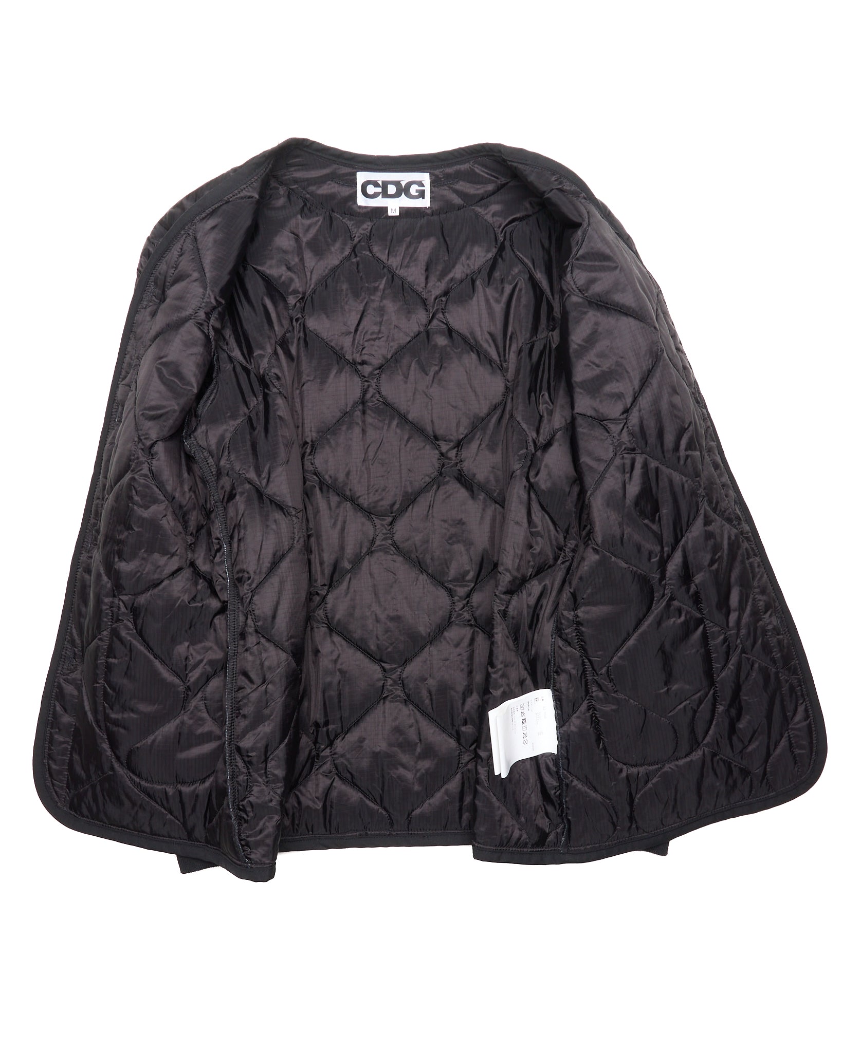 A/W25 CDG x Alpha Industries Quilted Military Liner Jacket