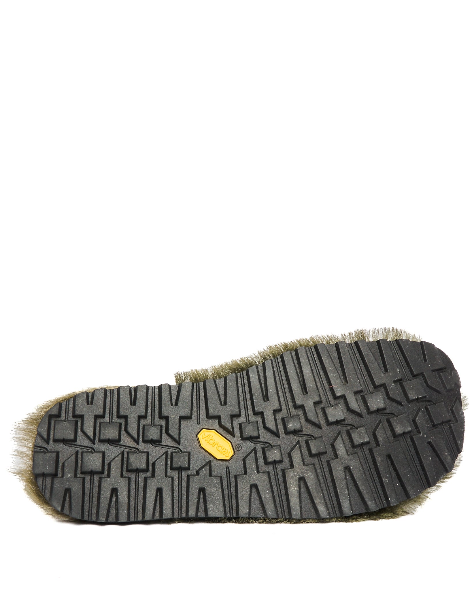 A/W25 Dries Van Noten Sage Green Pony Hair Mules