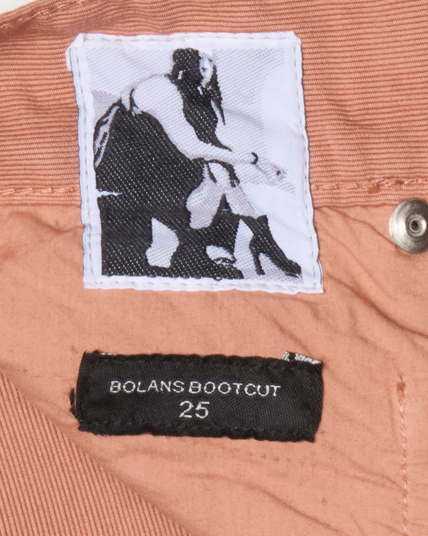 A/W25 Rick Owens ‘CONCORDIANS’ Dark Pink Bolan Cut Denim