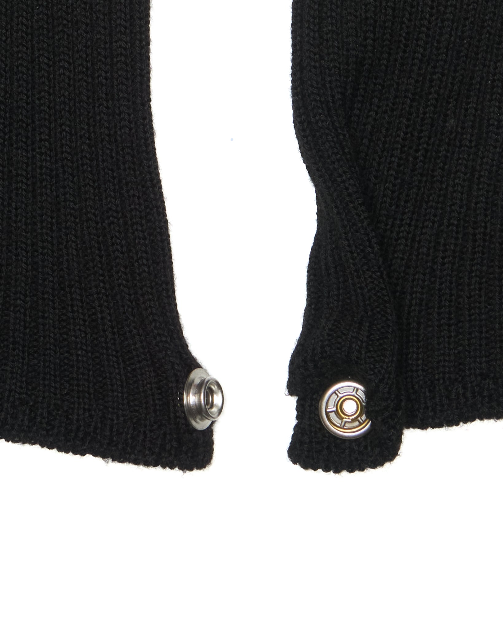 A/W25 Rick Owens "CONCORDIANS" Virgin Wool Rib Knit Arm Warmers
