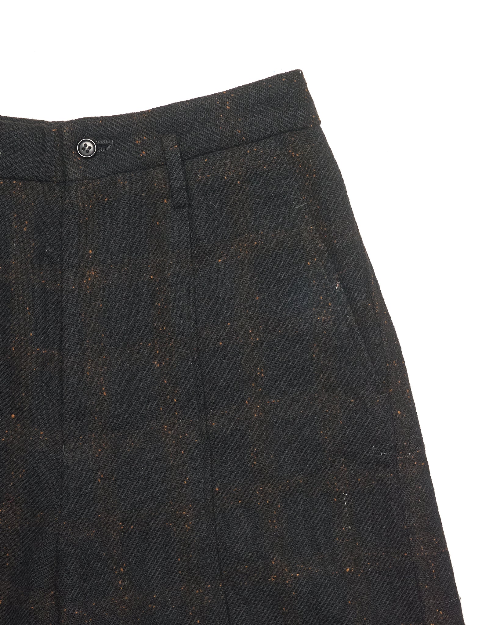A/W90 Comme des Garçons Tricot Plaid Wool Dress Shorts