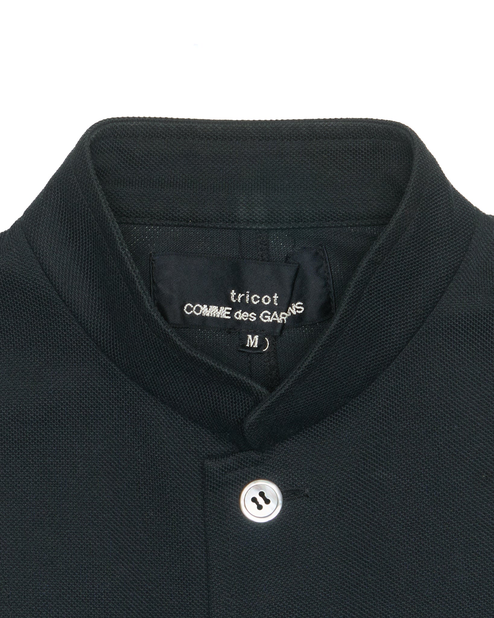 A/W99 tricot COMME DES GARÇONS Stand Collar Cotton Work Jacket