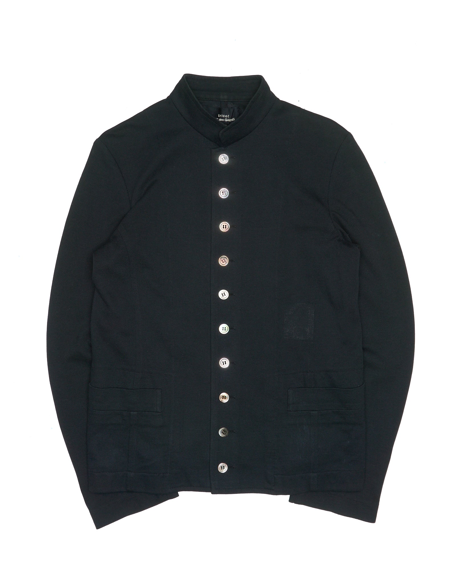 A/W99 tricot COMME DES GARÇONS Stand Collar Cotton Work Jacket