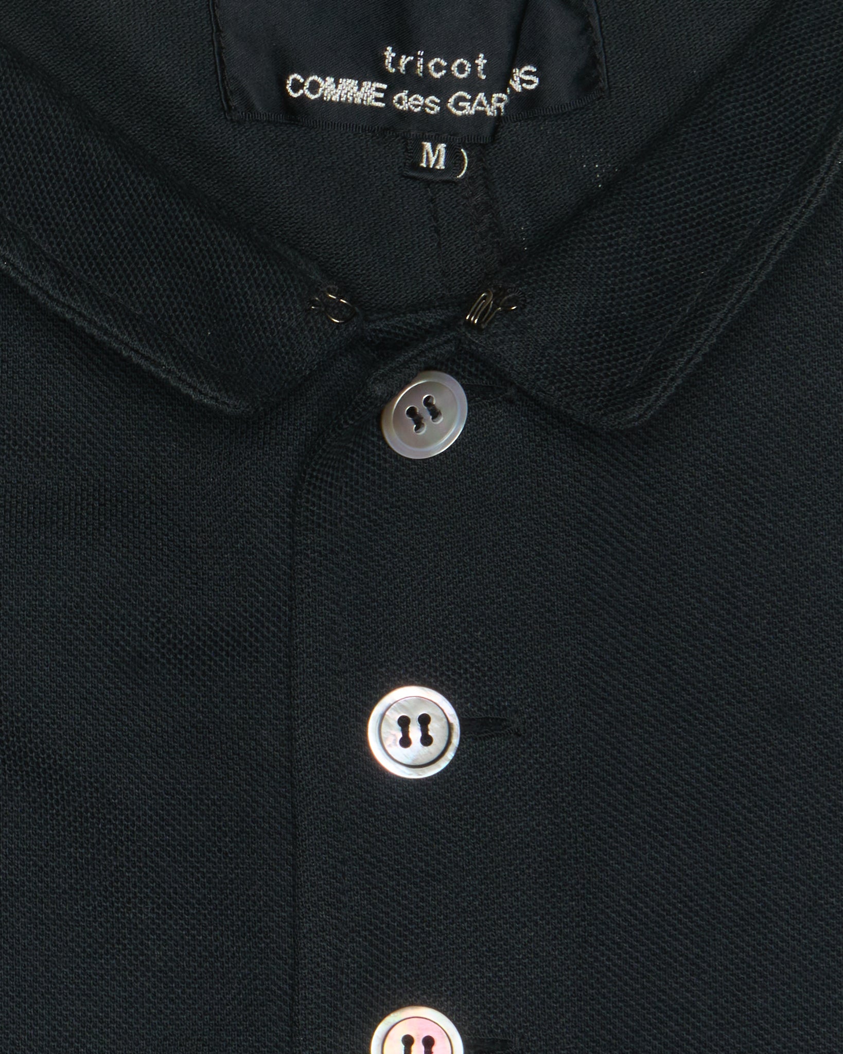 A/W99 tricot COMME DES GARÇONS Stand Collar Cotton Work Jacket