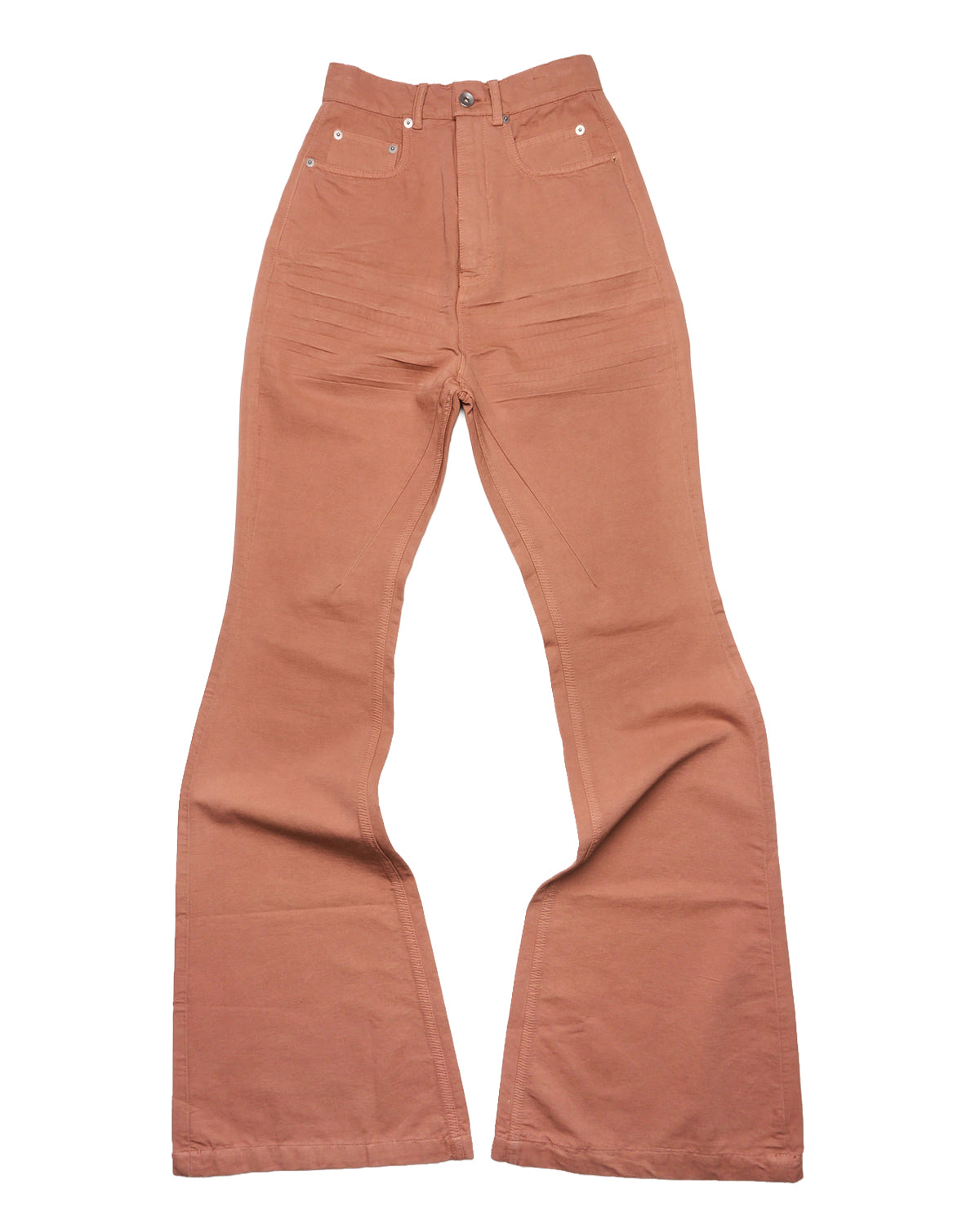 A/W25 Rick Owens ‘CONCORDIANS’ Dark Pink Bolan Cut Denim