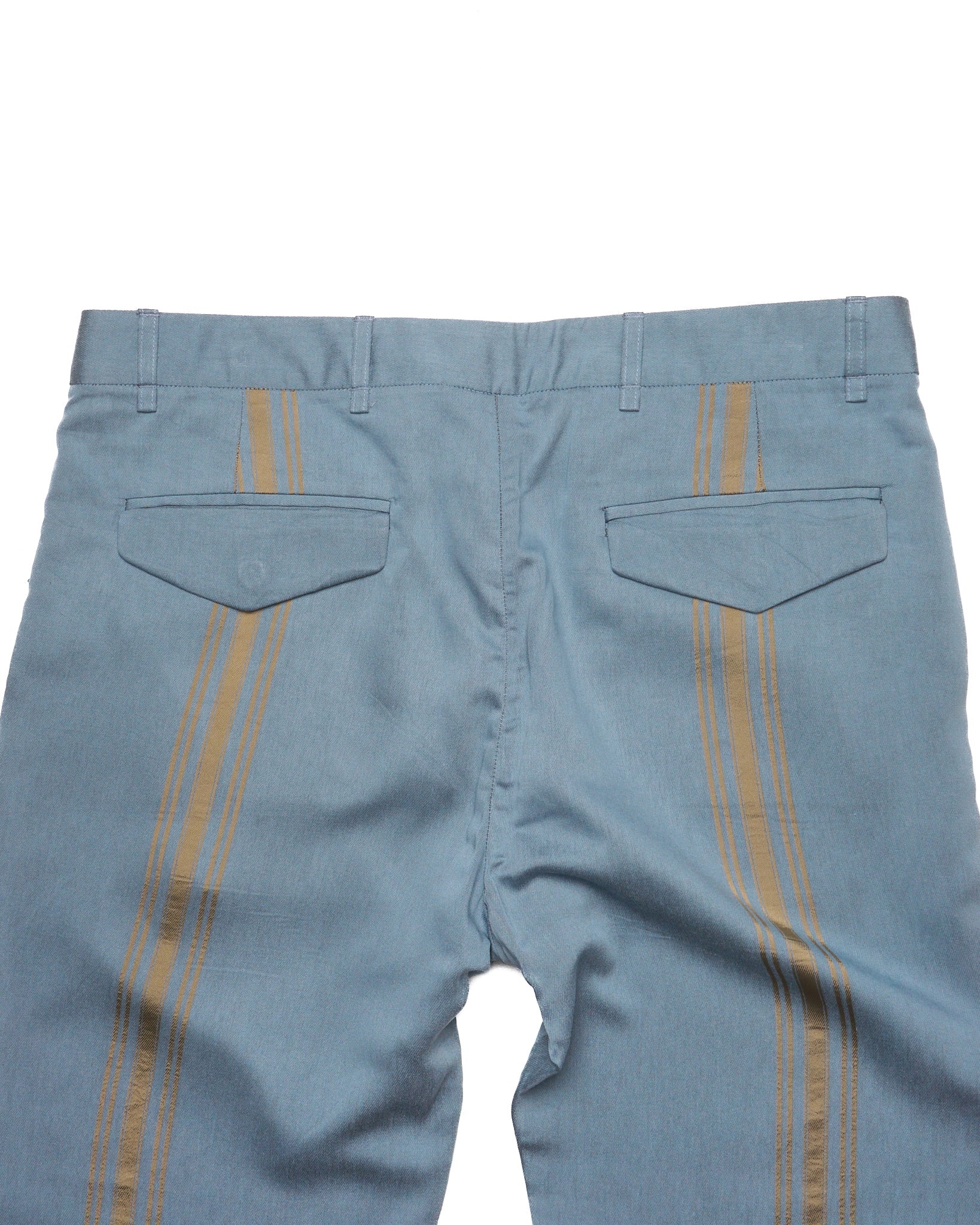 Ann Demeulemeester Gold Stripe Rayon Dress Pant
