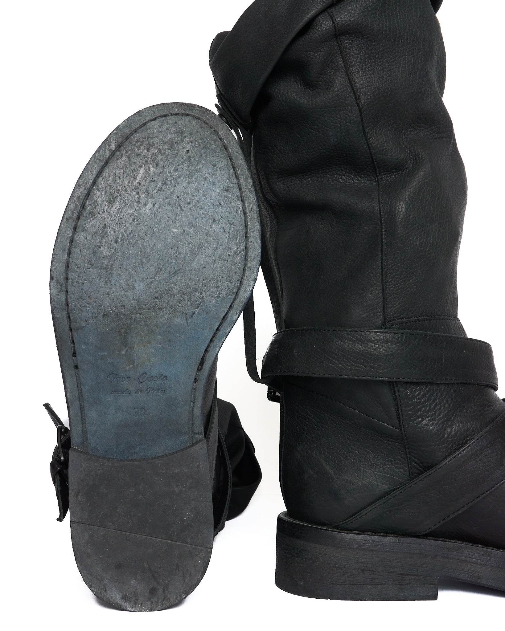 Ann Demeulemeester Pirate Leather Boots