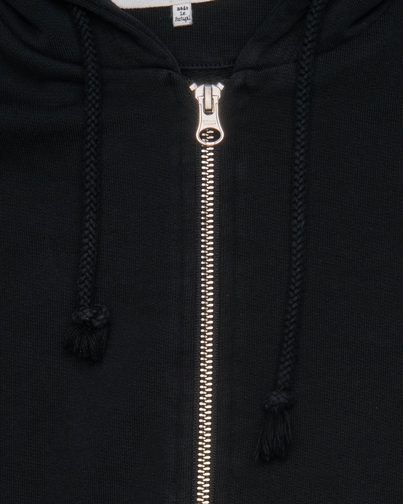 MM6 Maison Margiela Asymmetrical Sleeve Black Zip Hoodie
