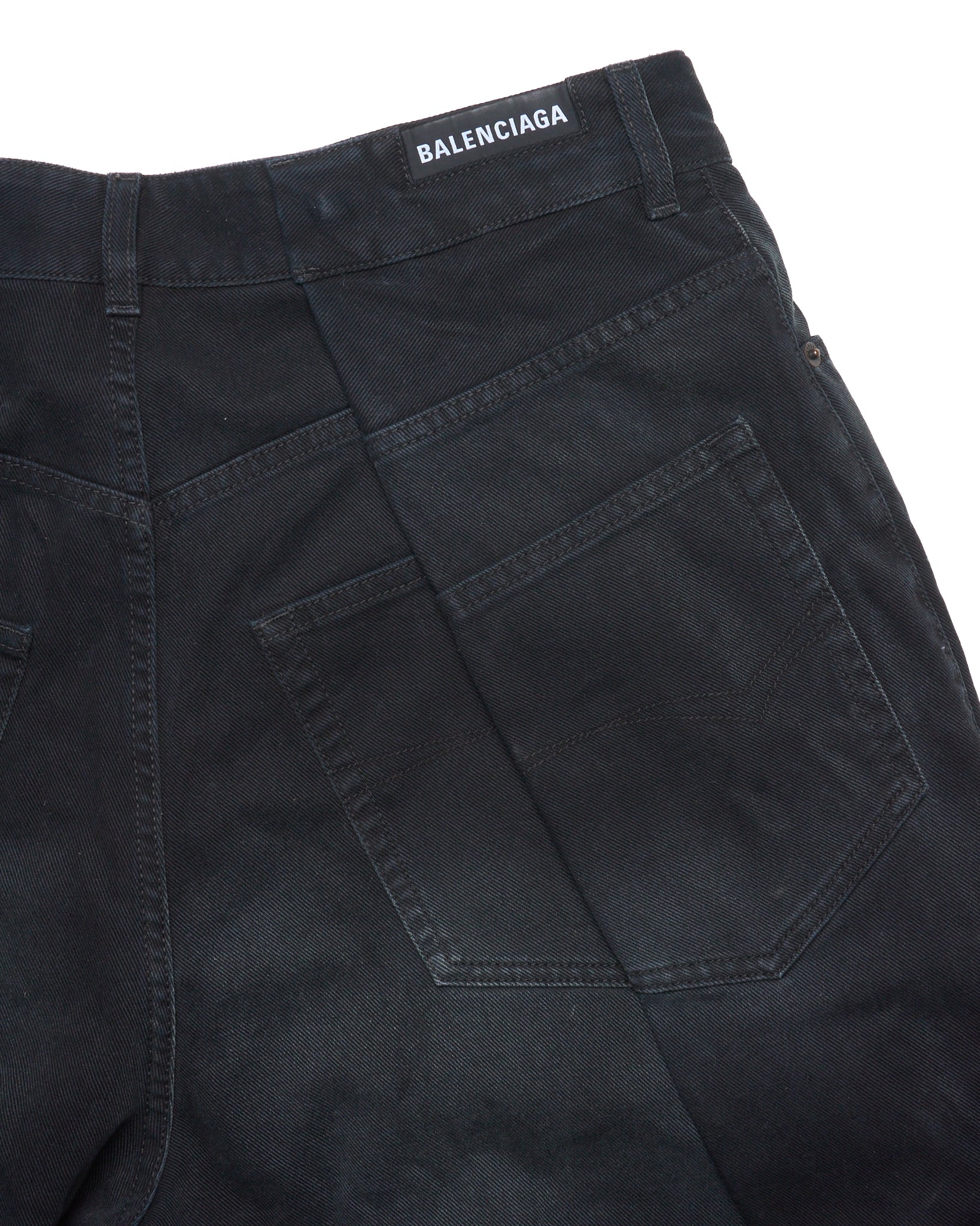 Balenciaga Double Waist Layered Denim