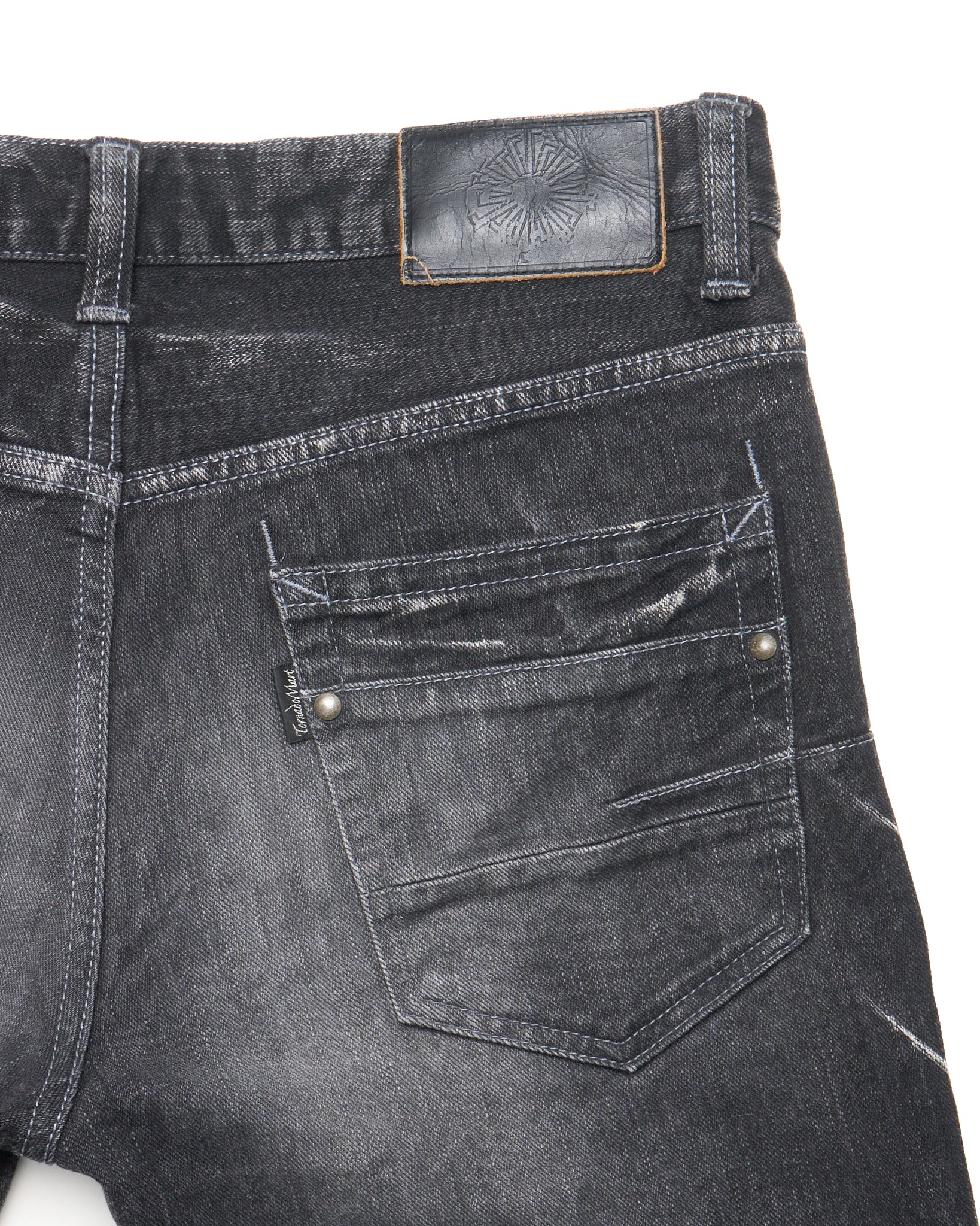 Early 00s Tornado Mart Faded Flared Jeans
