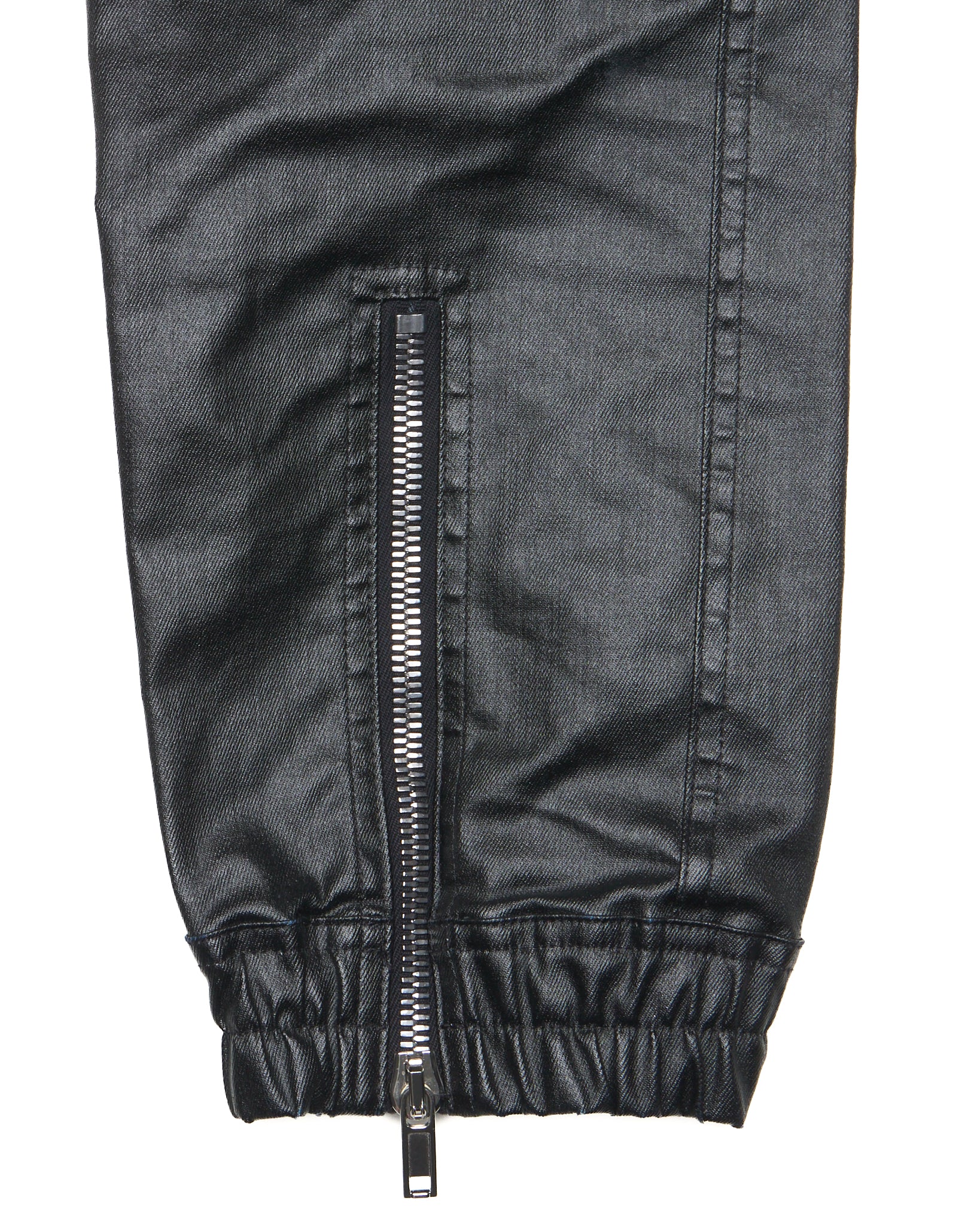 S/S20 Rick Owens ‘TECUATL’ Coated Linen Cargo Joggers