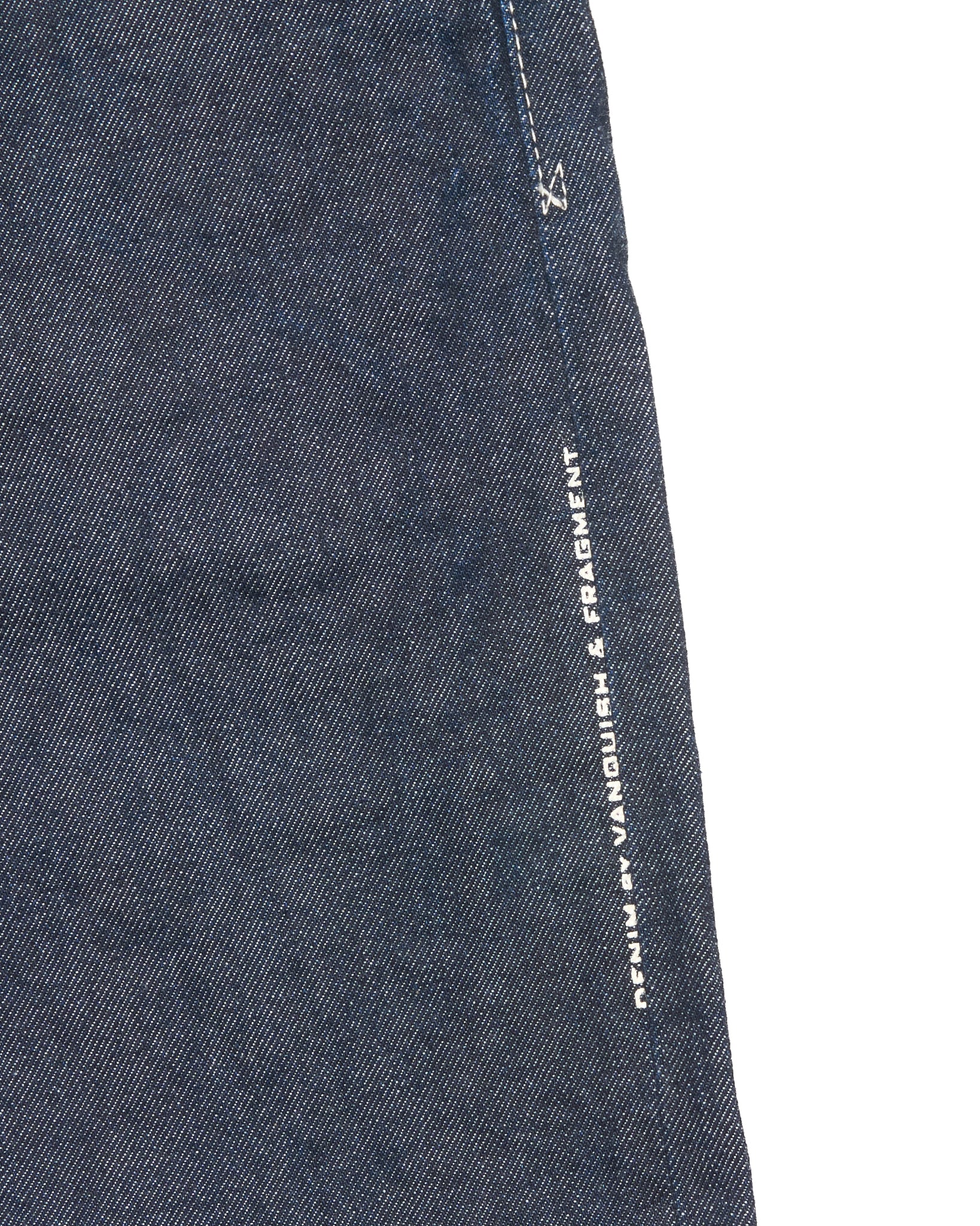 Early 2000s Vanquish x Fragment silver bolt jeans
