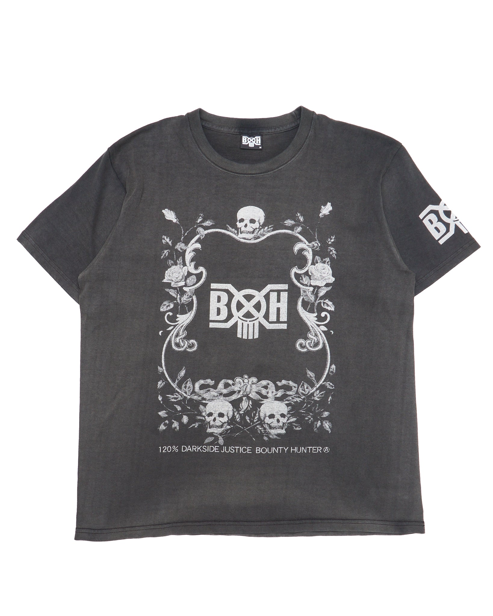 Mid 00s Bounty Hunter Ornate Skull Graphic Tee