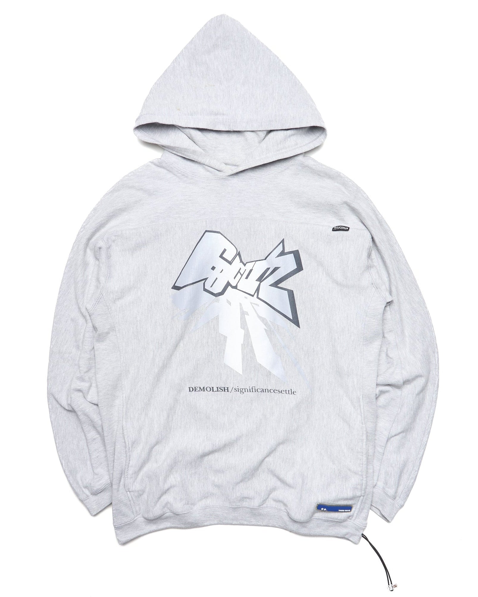 Early 00s Third Wave Graffiti Graphic Print Hoodie