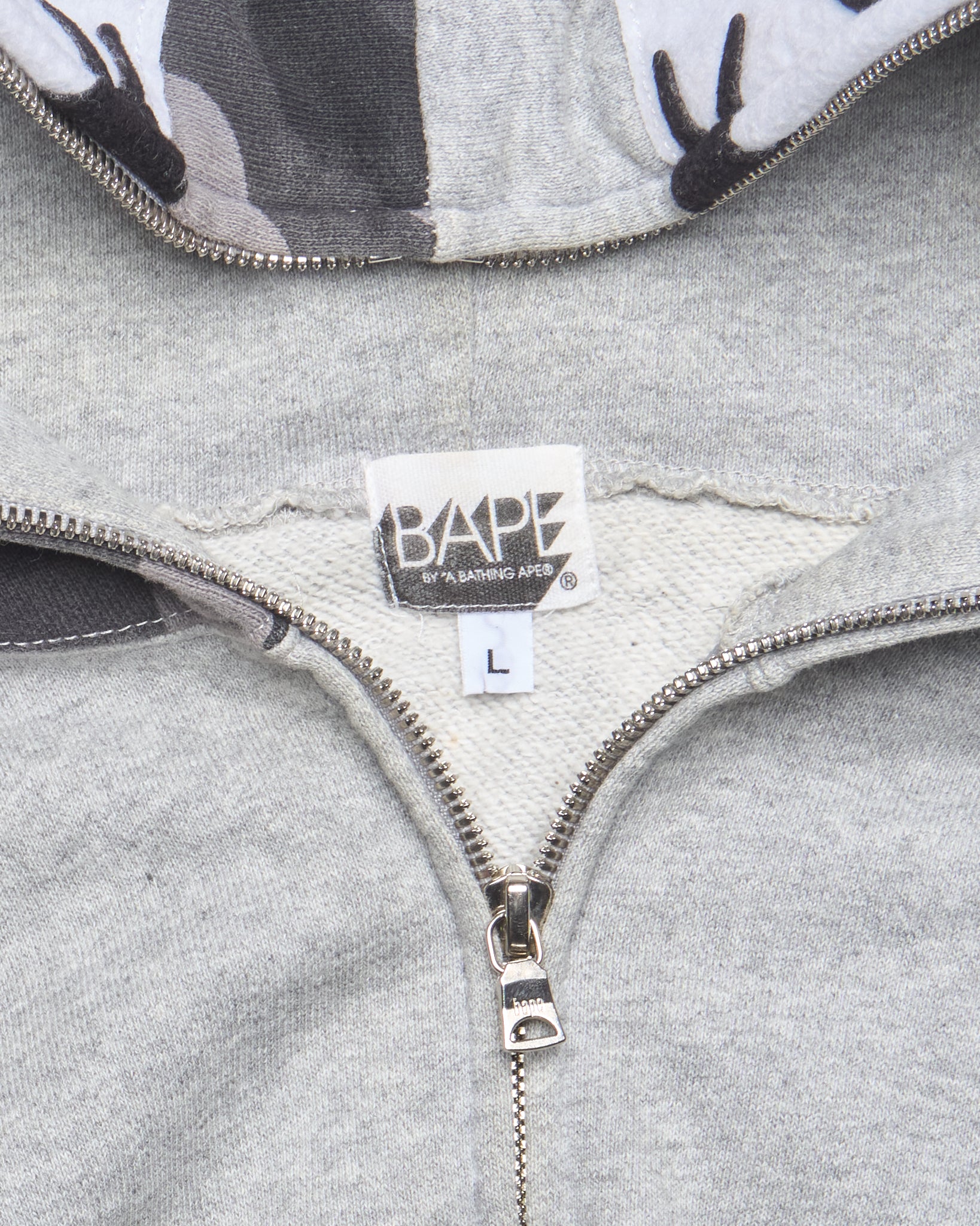 A/W07 BAPE 3rd gen NFS Tiger Shark Full-Zip Hoodie