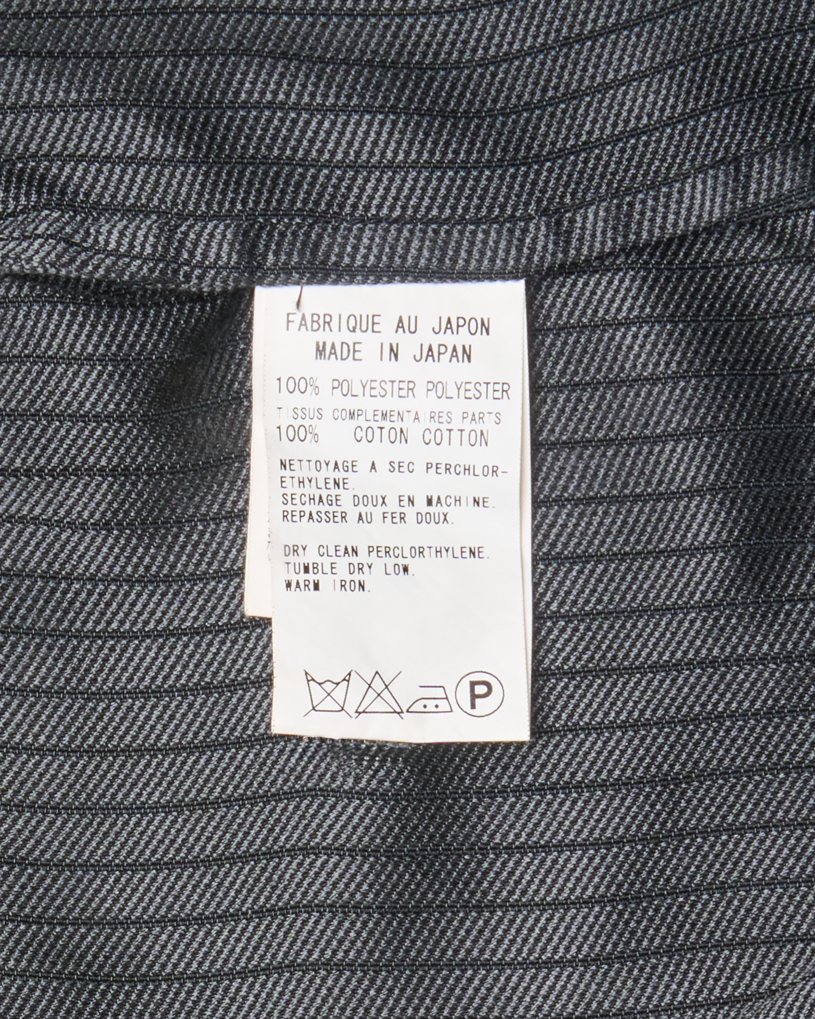 Early 00’s Y’s Black Pinstripe Button-Up