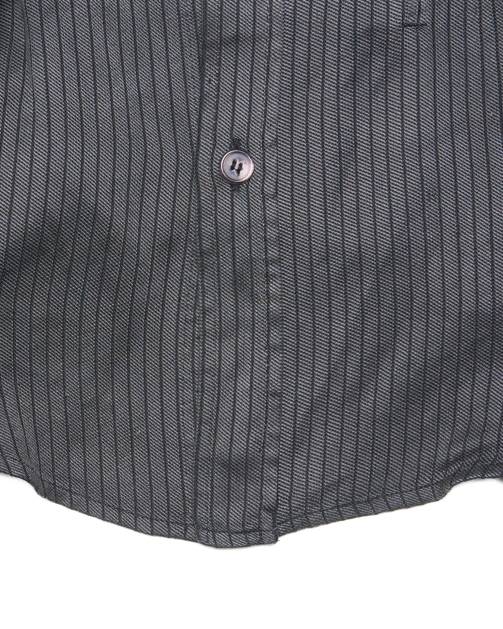 Early 00’s Y’s Black Pinstripe Button-Up