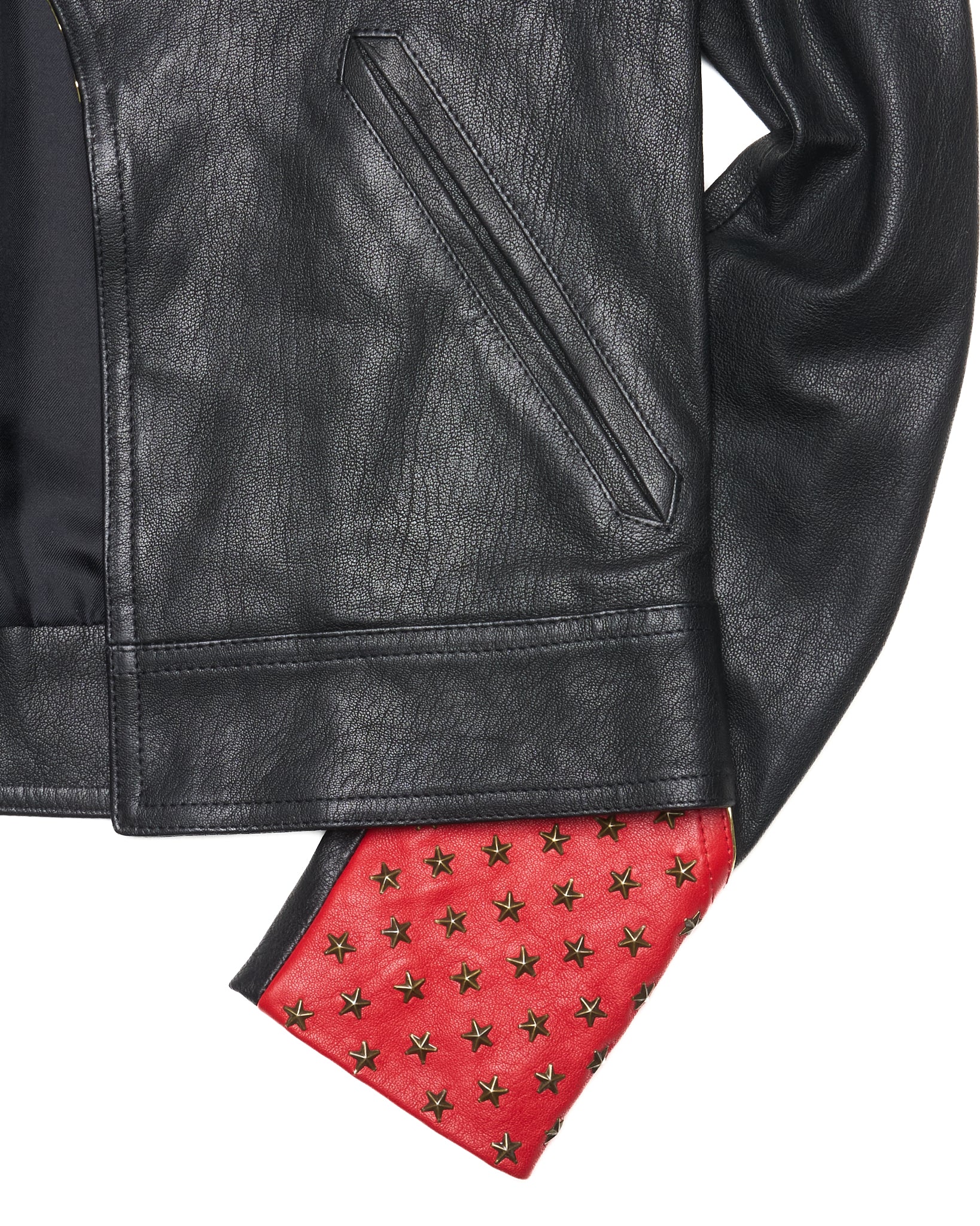 S/S15 Saint Laurent Paris Studded Leather Jacket *SAMPLE*