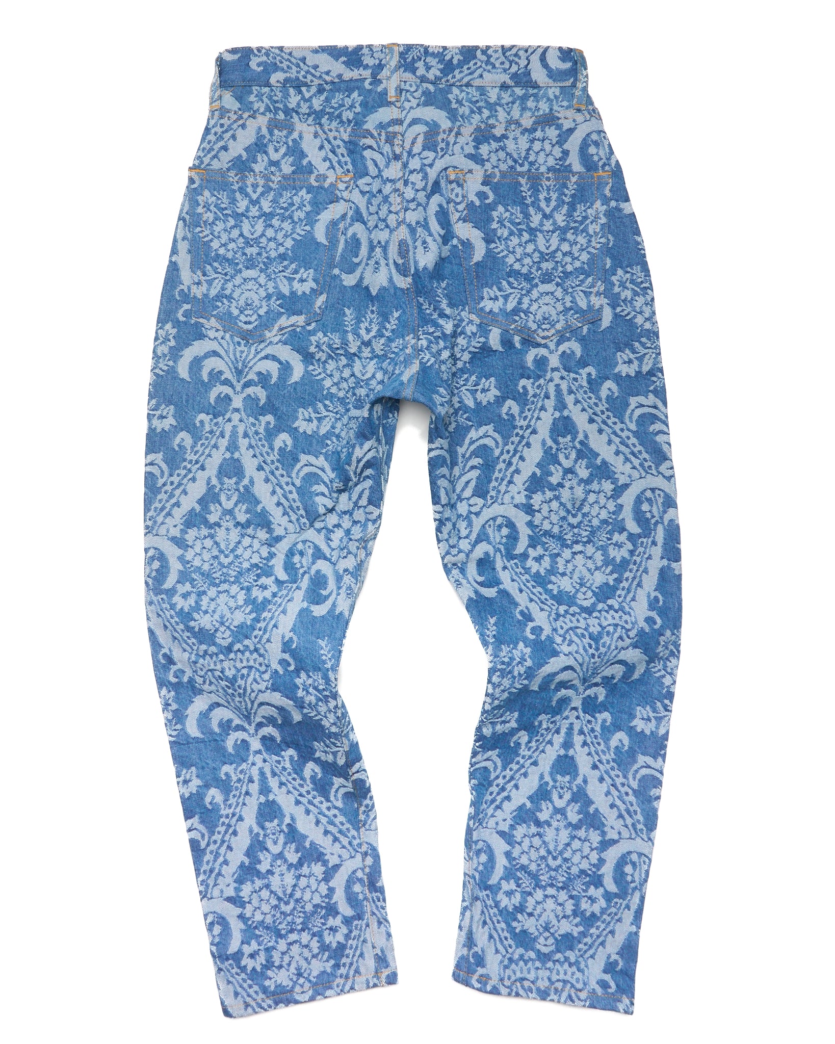 S/S19 Junya Watanabe Jacquard Print High-Waisted Denim
