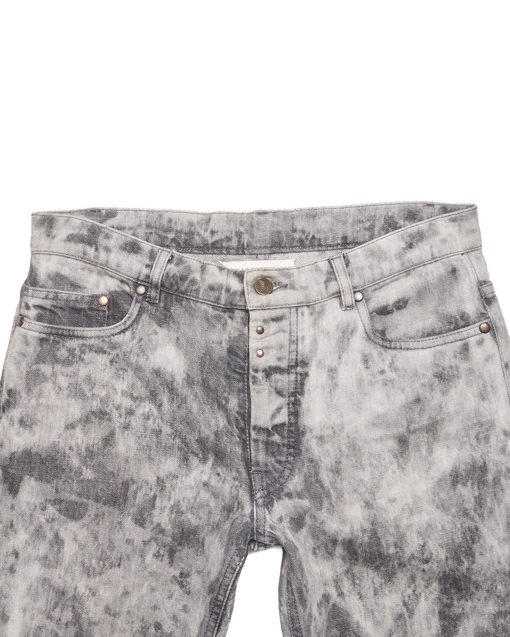 A/W10 Maison Margiela Grey Acid Wash Skinny Denim