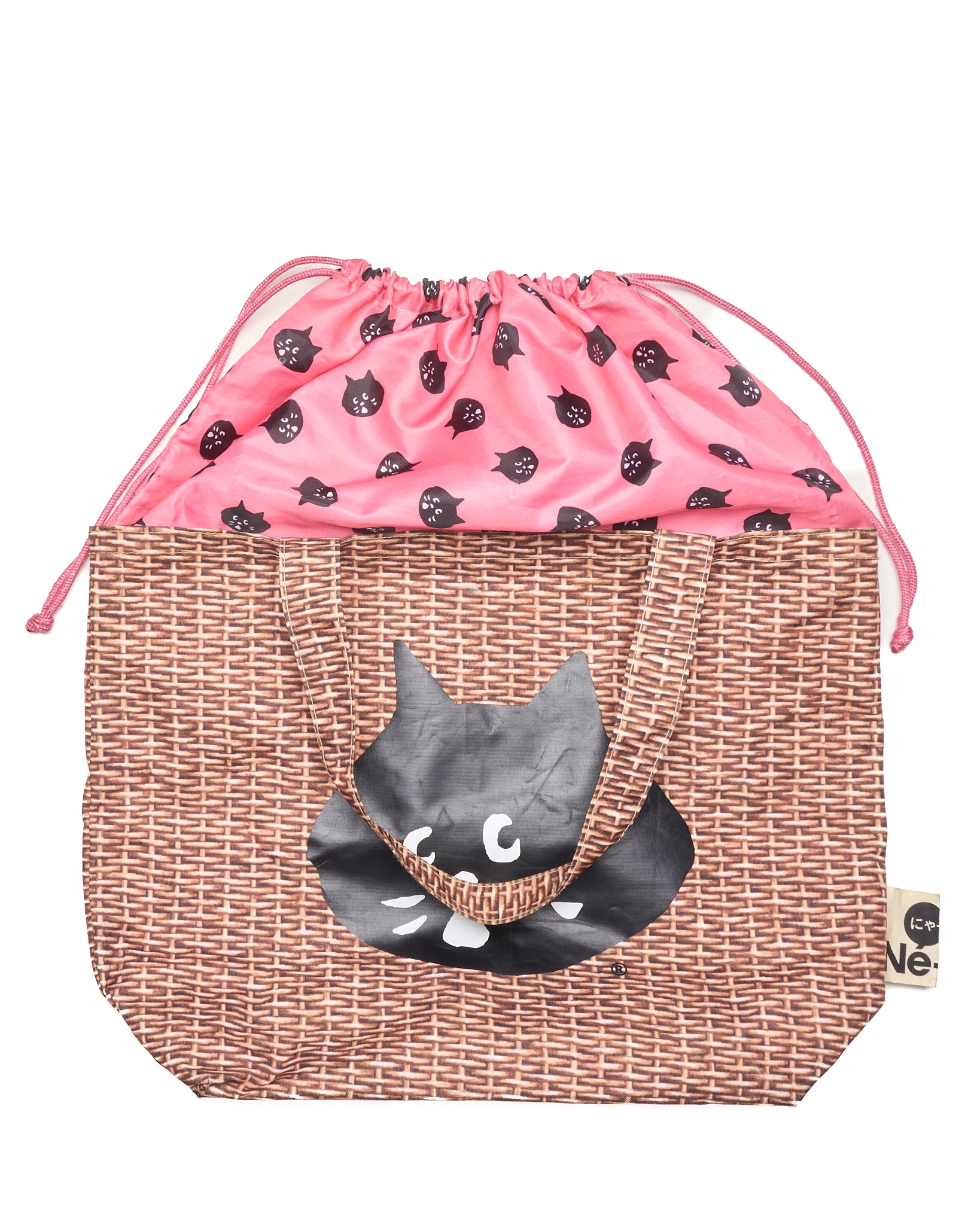 Ne-Net Cat-Face Tote Bag