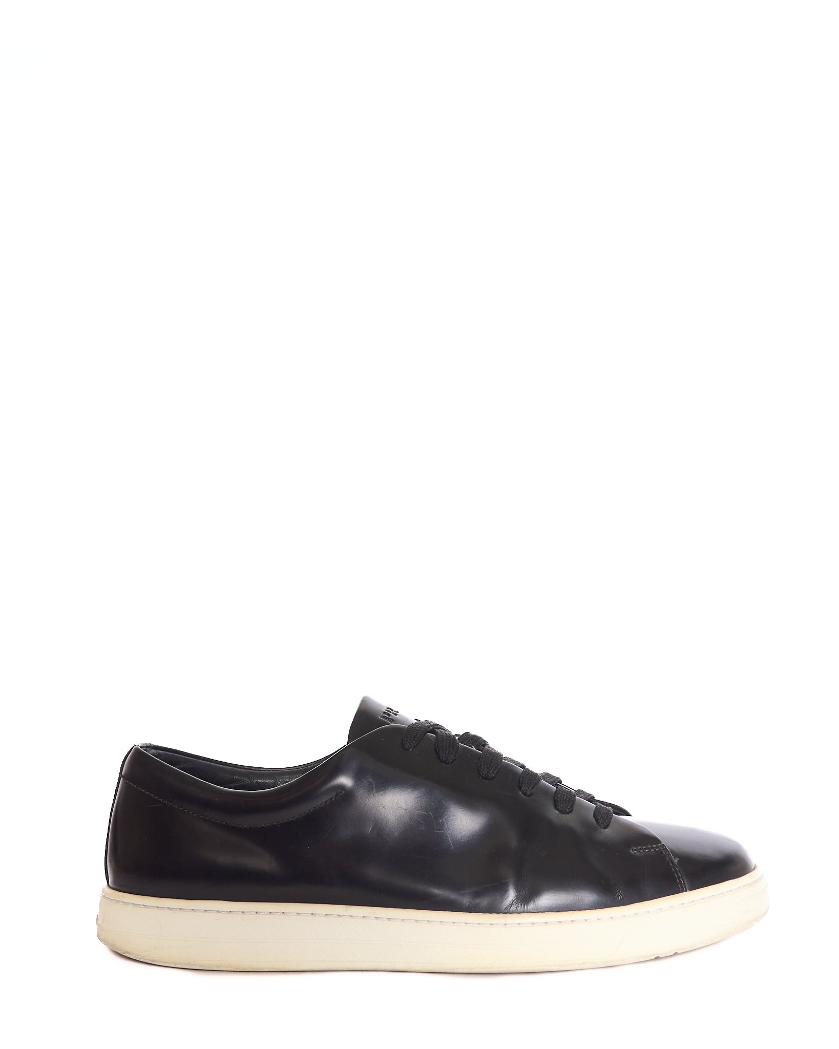 Early 00s Prada Buffed Leather Sneaker