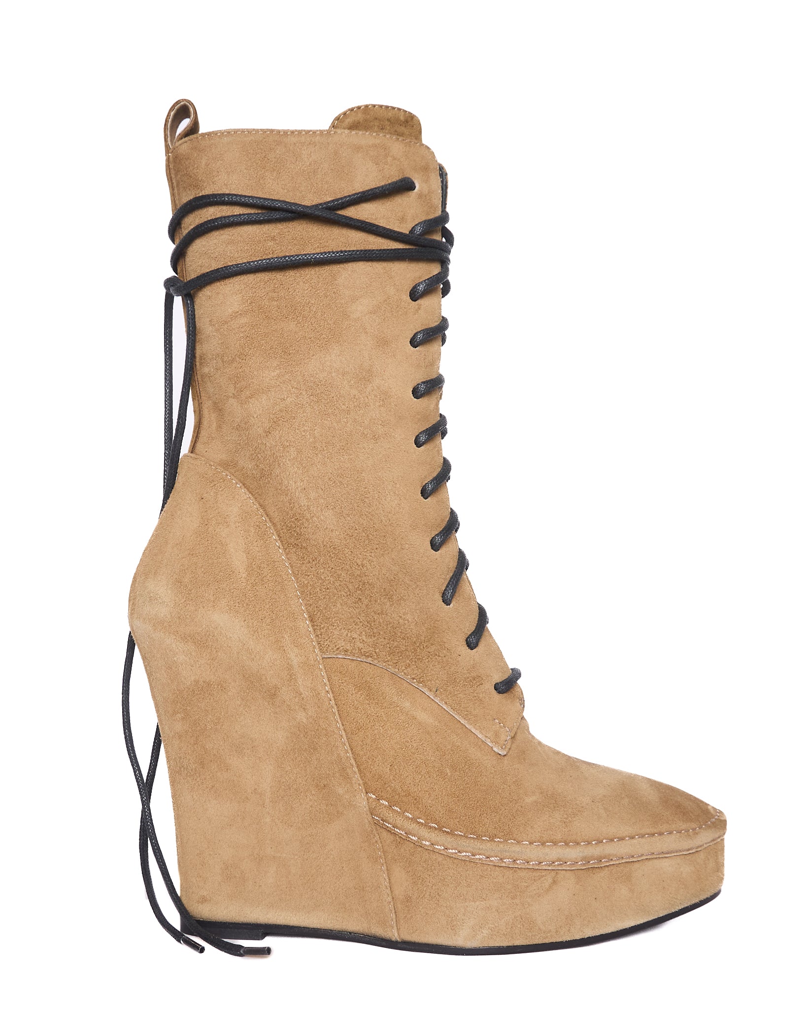 Ann Demeulemeester Suede Wedge boots