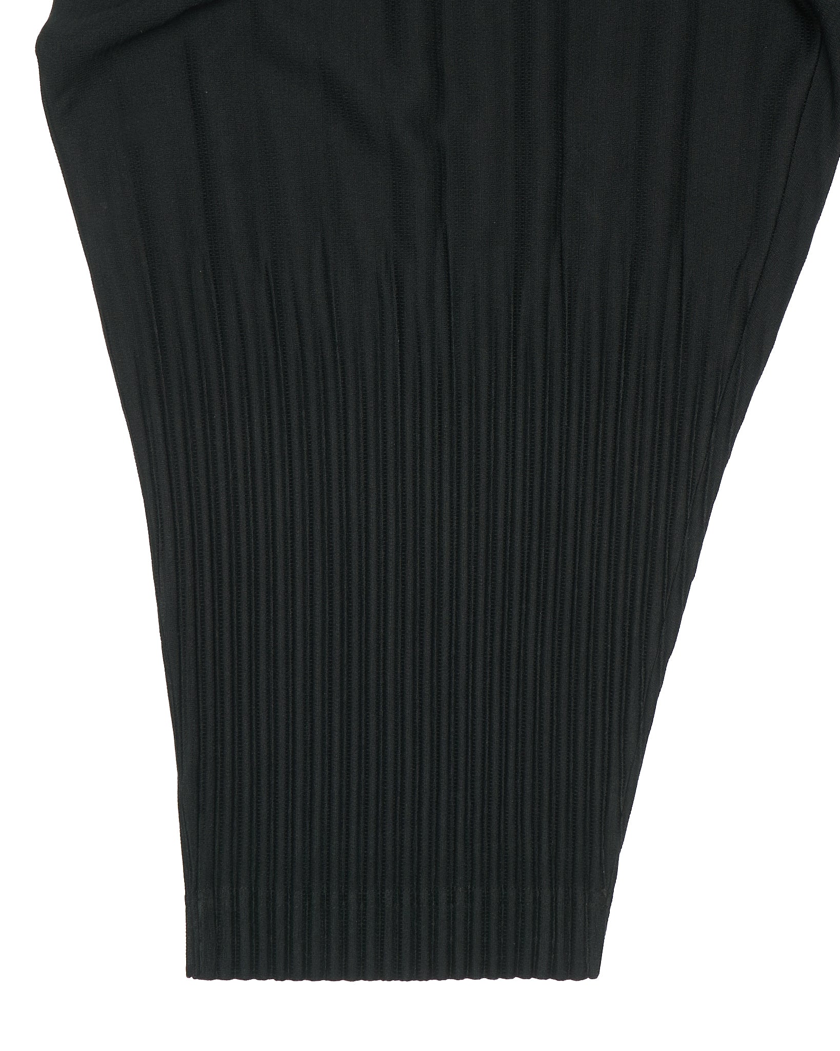 Issey Miyake Homme Plissé Black Cropped Jogger Pleated Pant