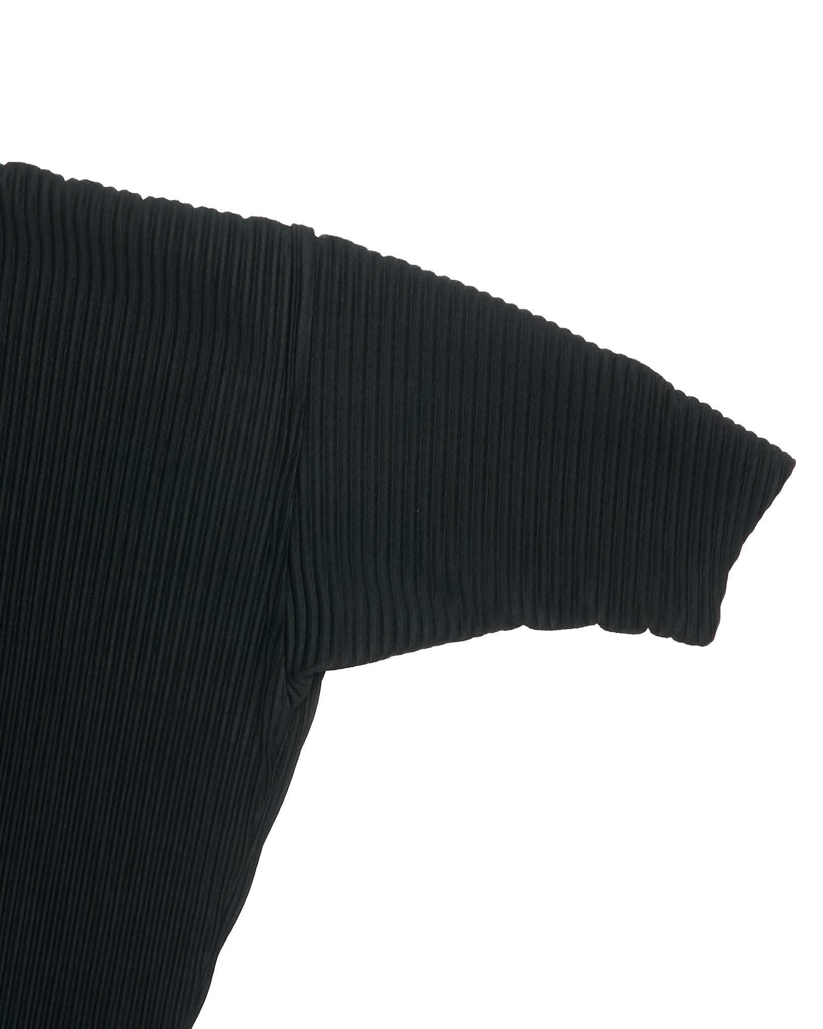 Issey Miyake Homme Plissé Agave Mesh Black 3/4 Length T-Shirt