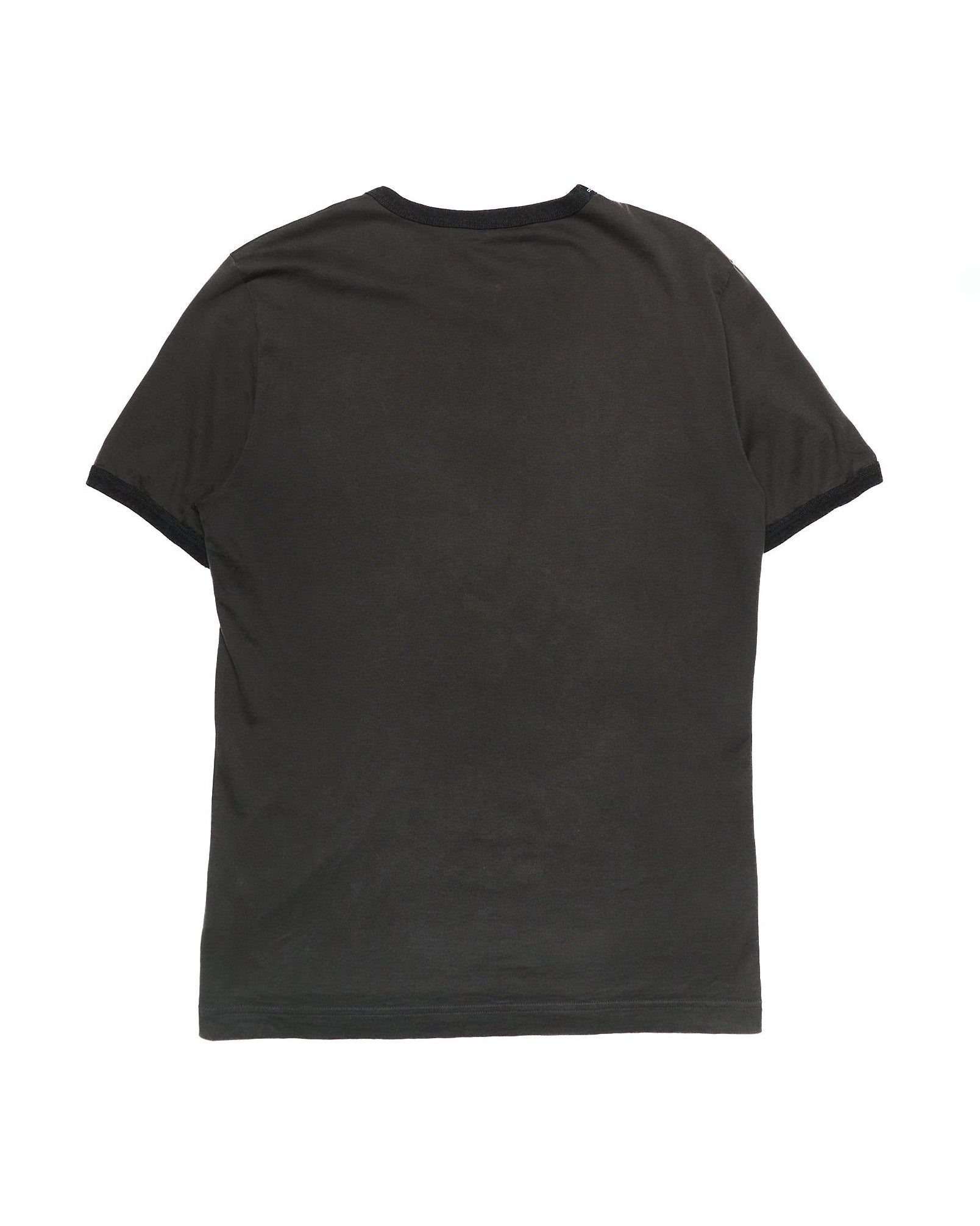 S/S17 Dolce & Gabbana “Royal Firearm” Grey Felt-Print Tee Shirt