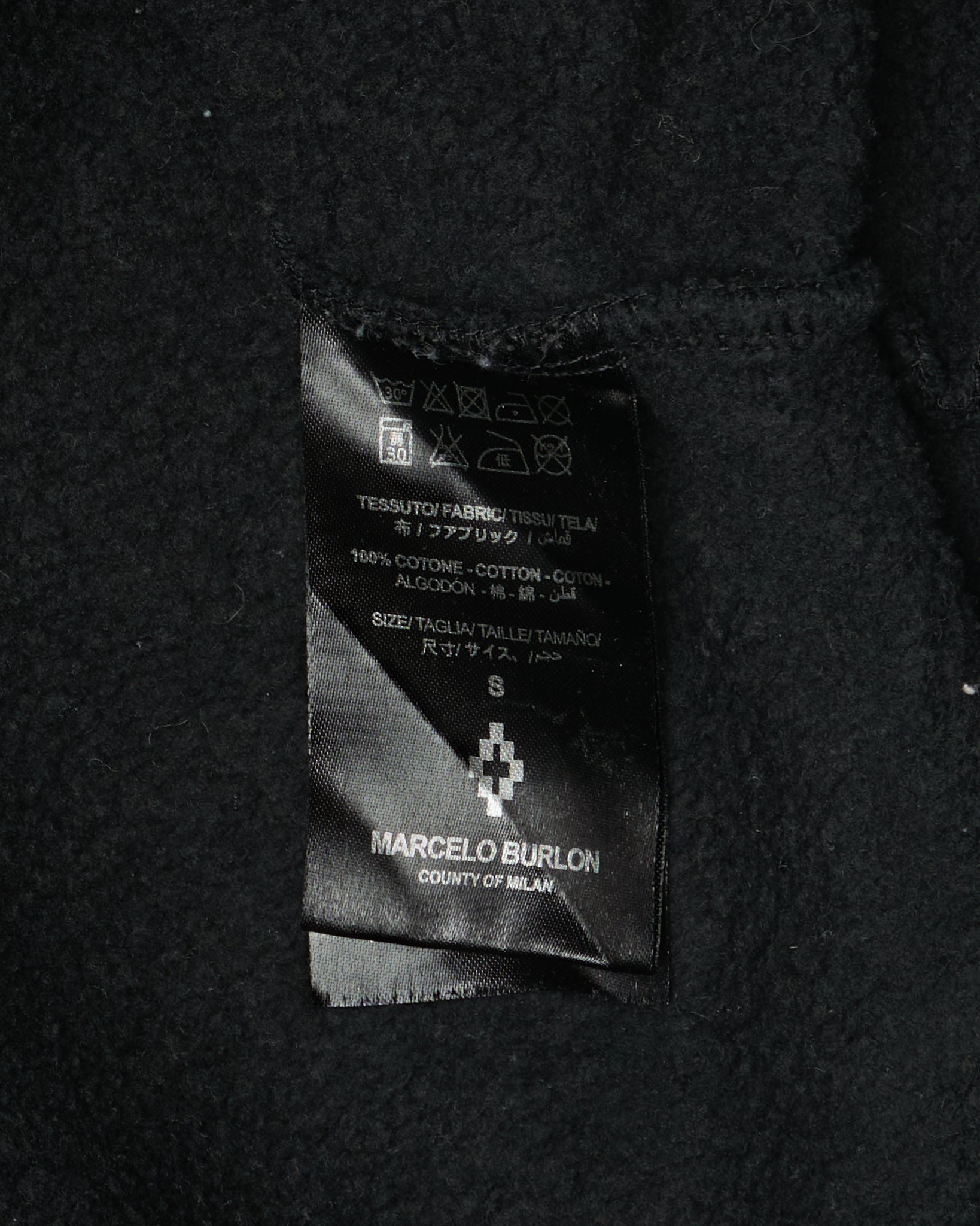 Marcelo Burlon County of Milan Wings Black/Tan Crewneck Sweatshirt
