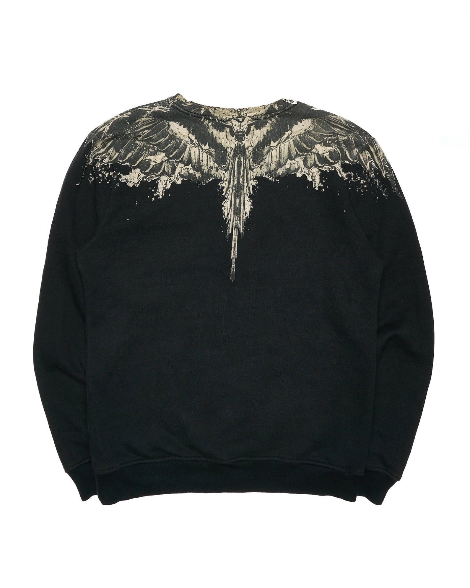 Marcelo Burlon County of Milan Wings Black/Tan Crewneck Sweatshirt