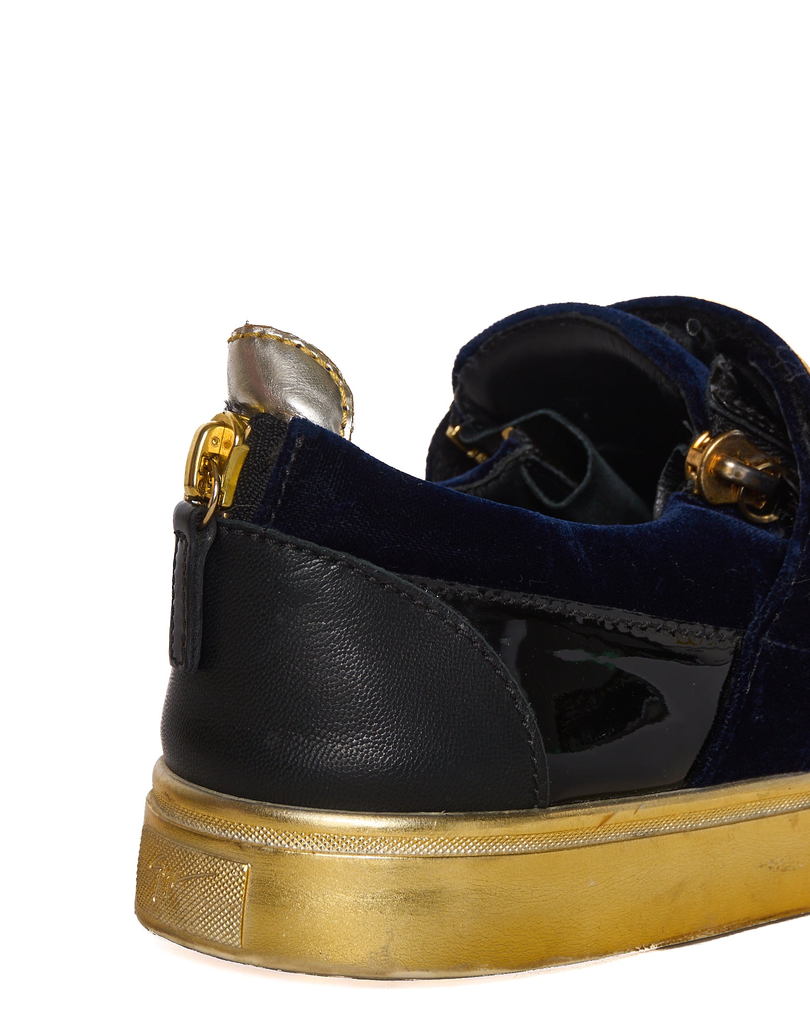 Giuseppe Zanotti Veronica Low-Top Velvet Sneaker