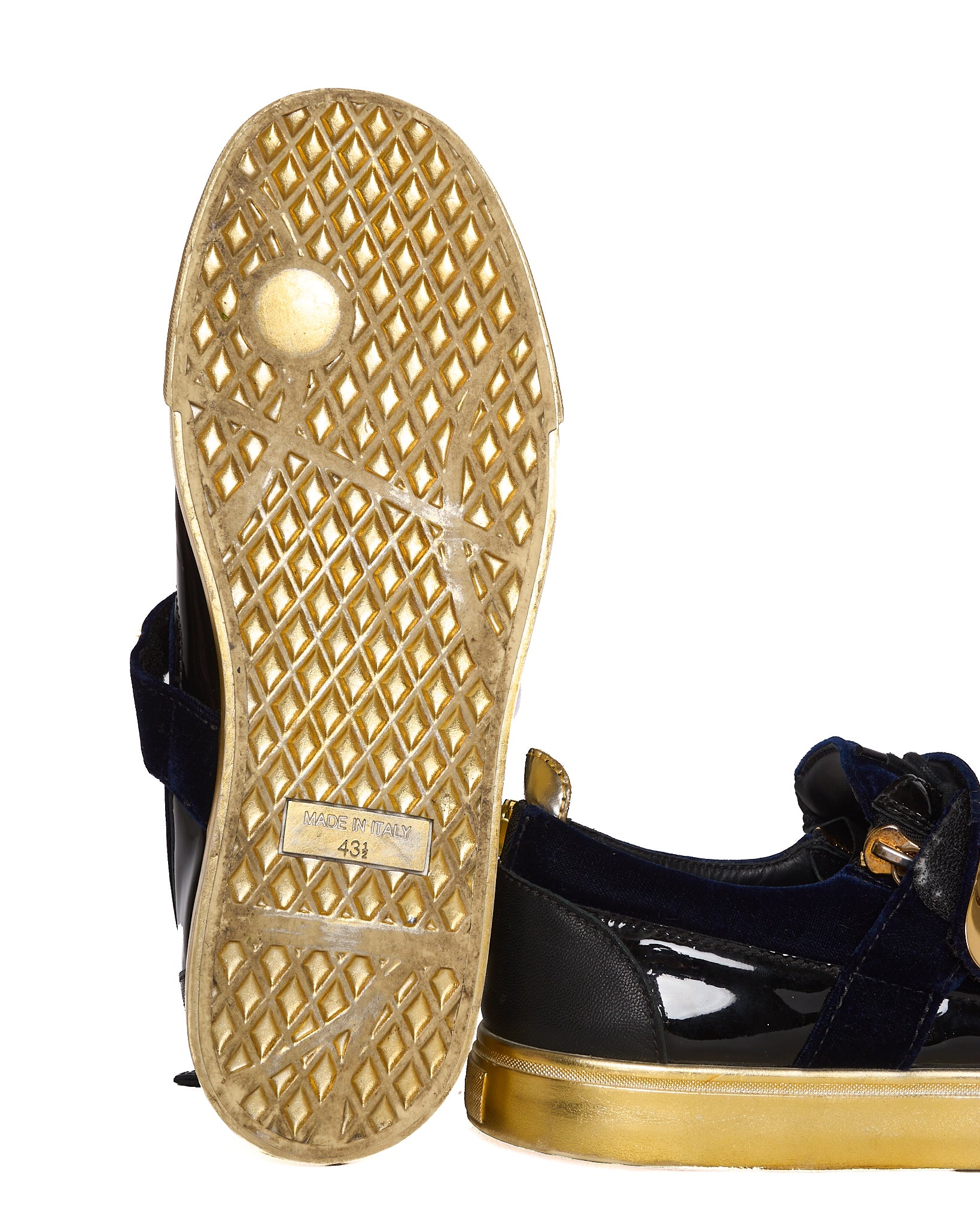 Giuseppe Zanotti Veronica Low-Top Velvet Sneaker