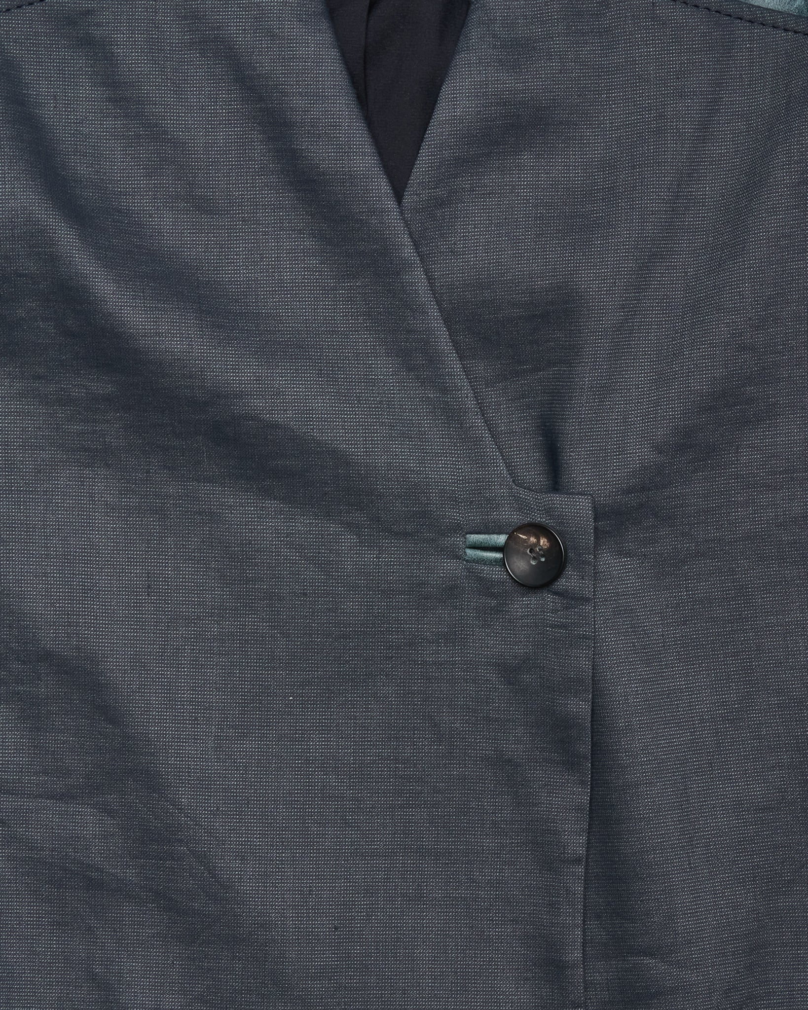 2010s Helmut Lang Leather Accent Panel Blazer